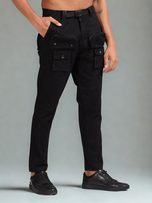 ProFit Thigh-Pocket Cargo Pant - Black