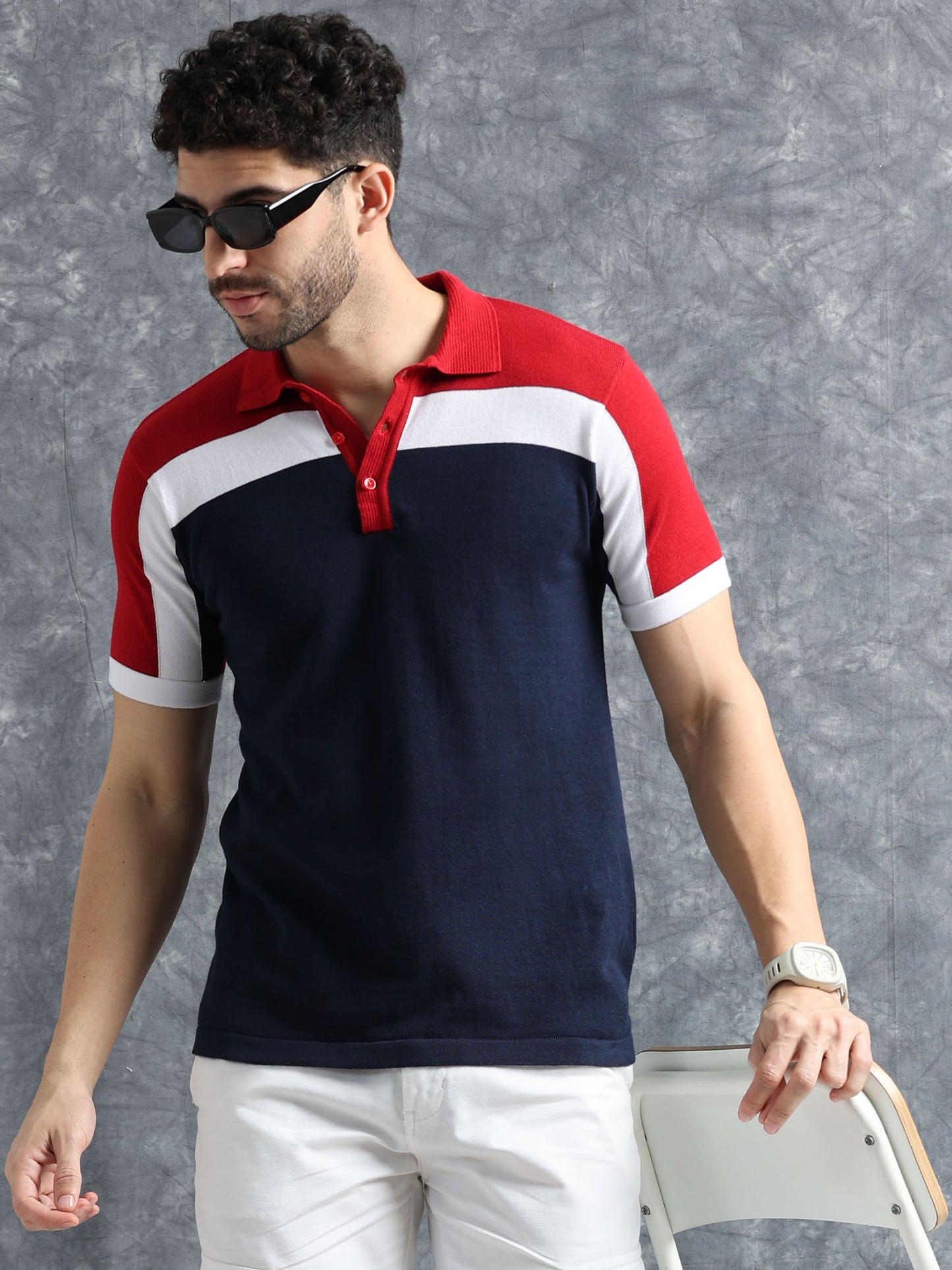 Classic Polo Tee - Tricolor