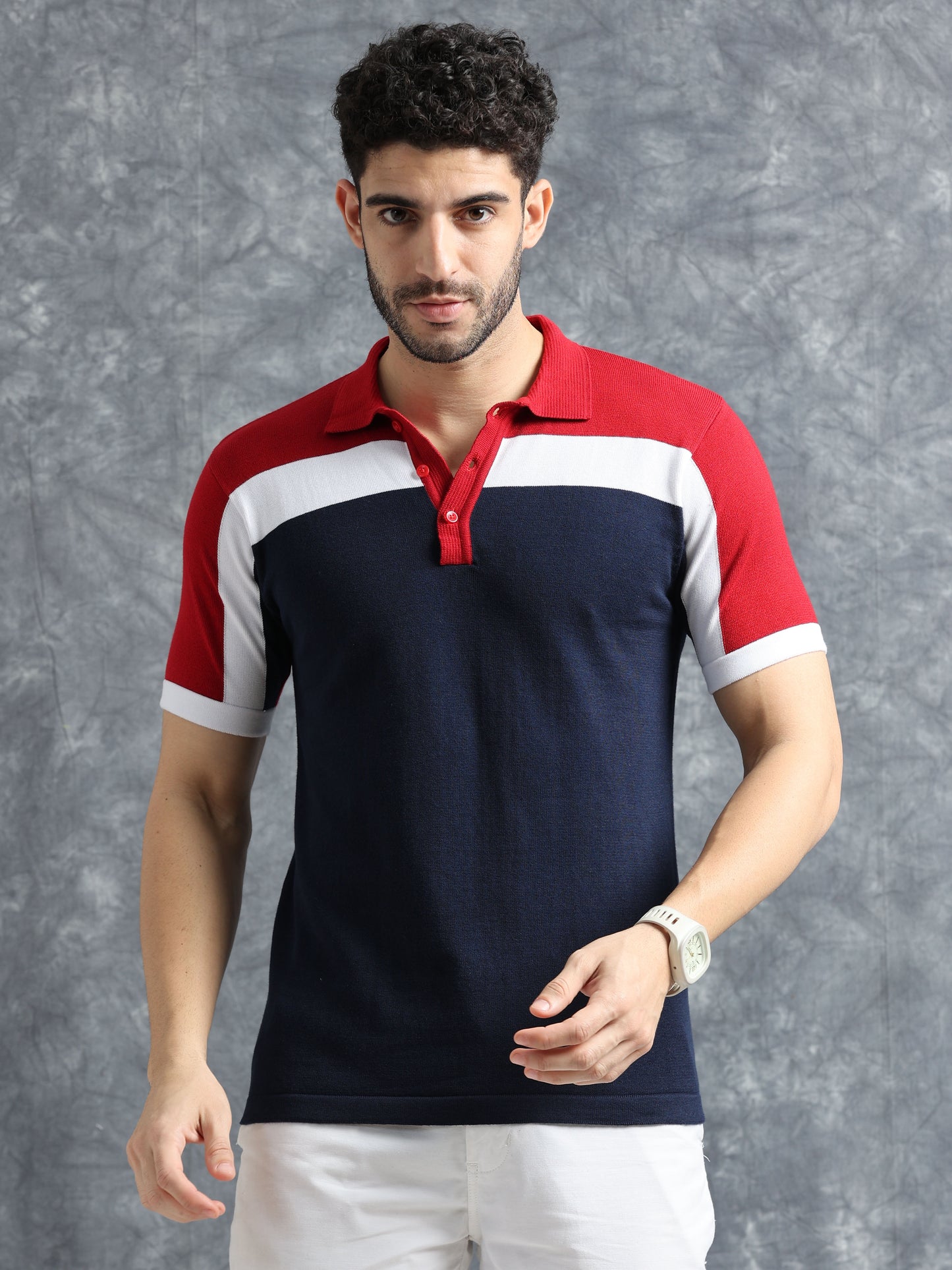Classic Polo Tee - Tricolor