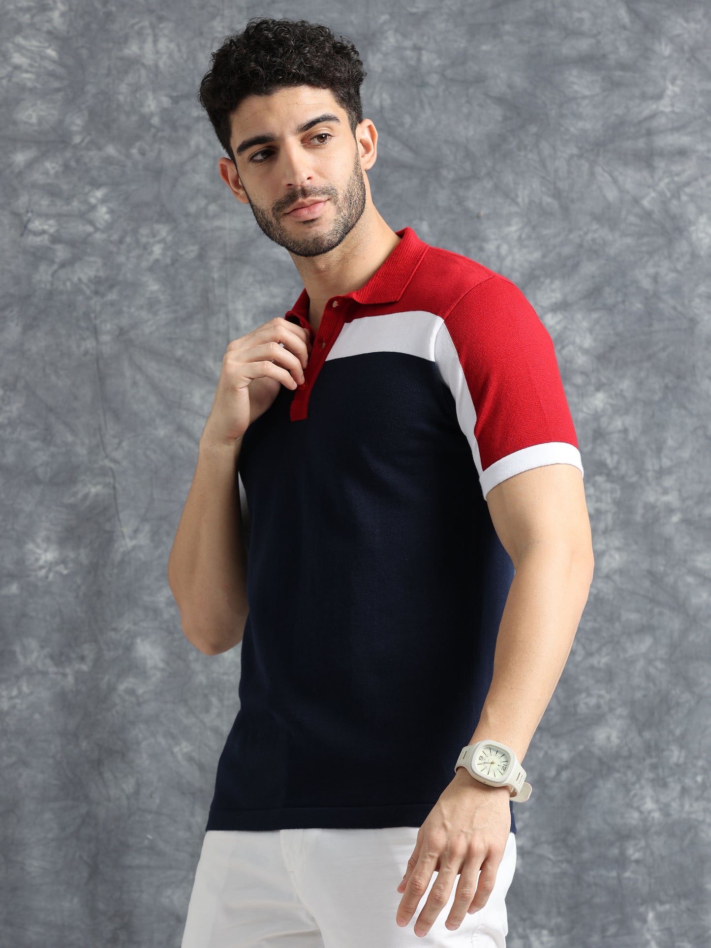 Classic Polo Tee - Tricolor