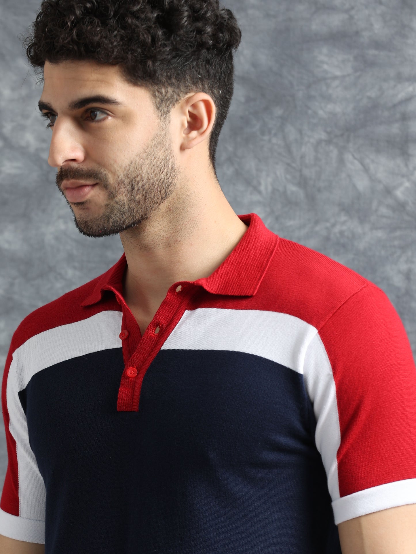 Classic Polo Tee - Tricolor