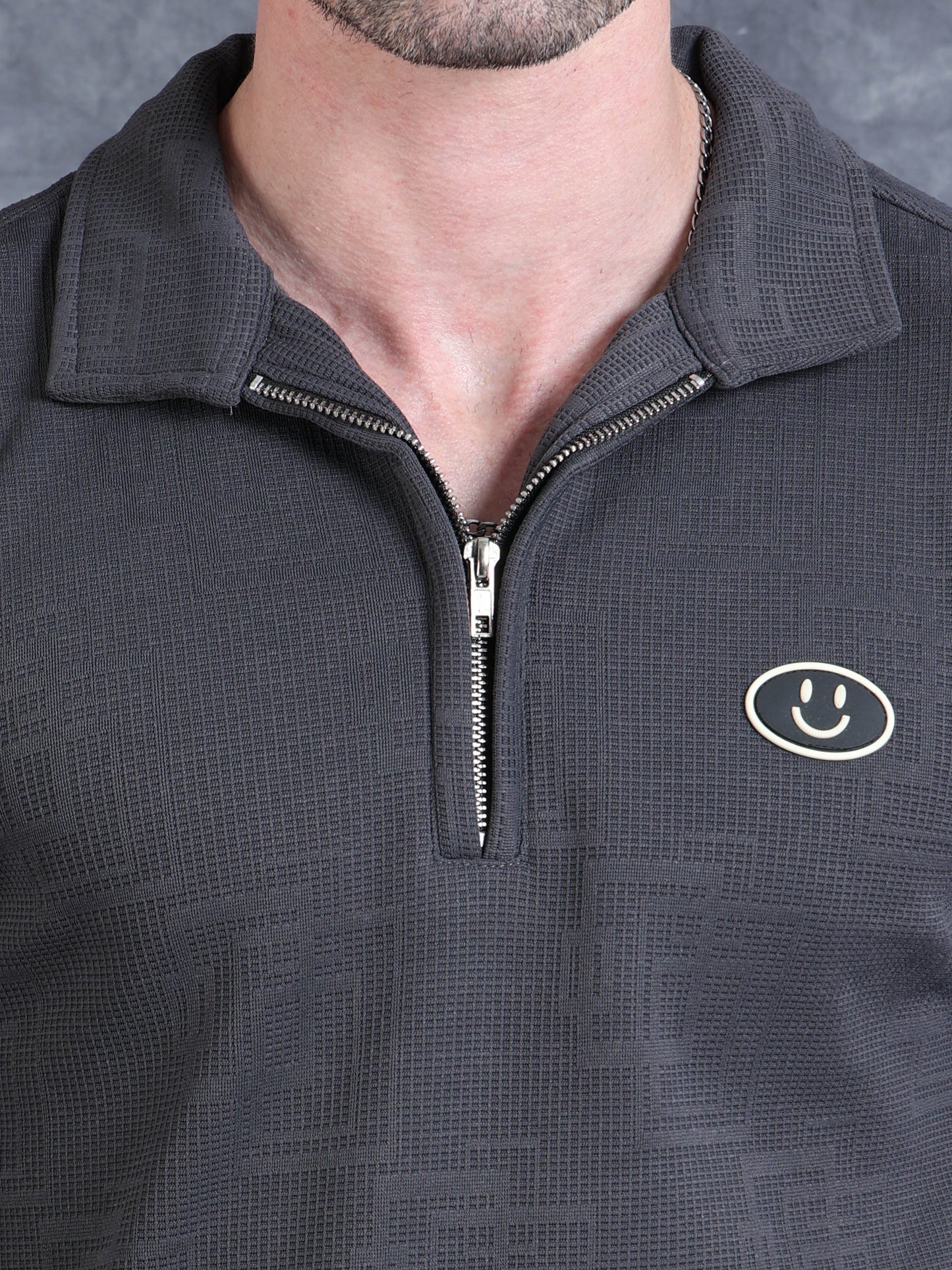Imported Jumpers 420gsm Sweat Shirt - Grey fully stretch