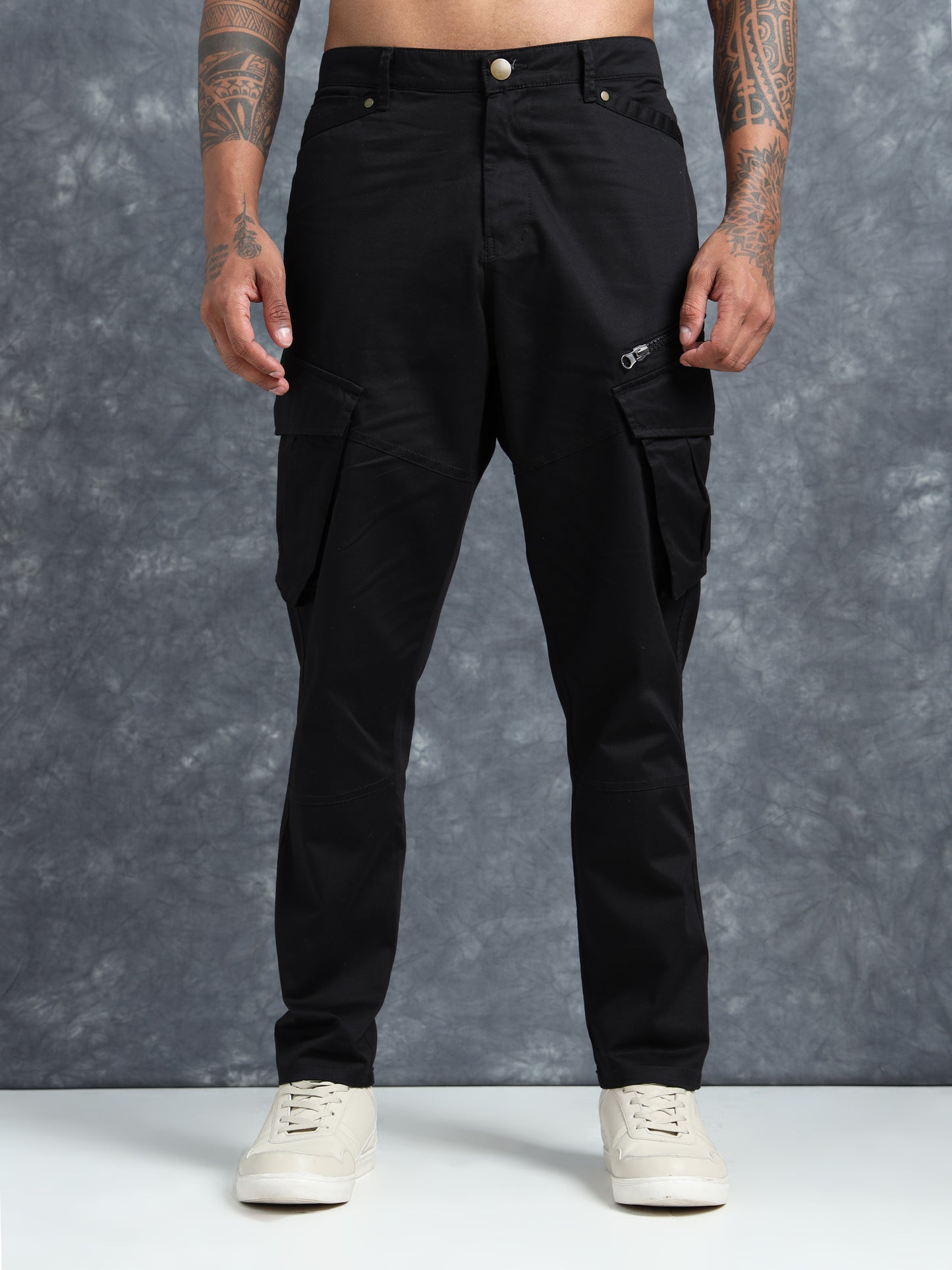 ProFit Thigh-Pocket Cargo Pant - Black