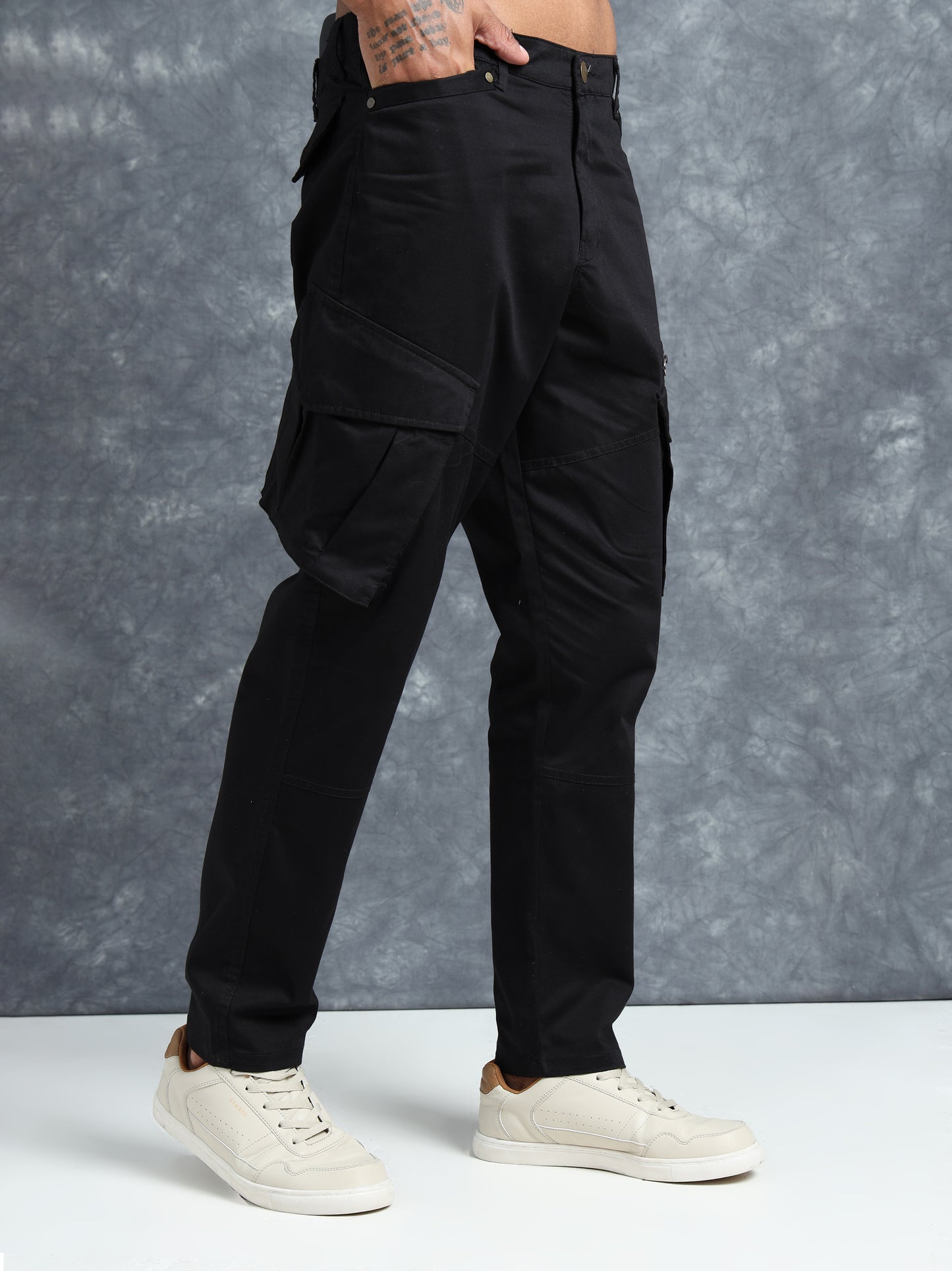 ProFit Thigh-Pocket Cargo Pant - Black