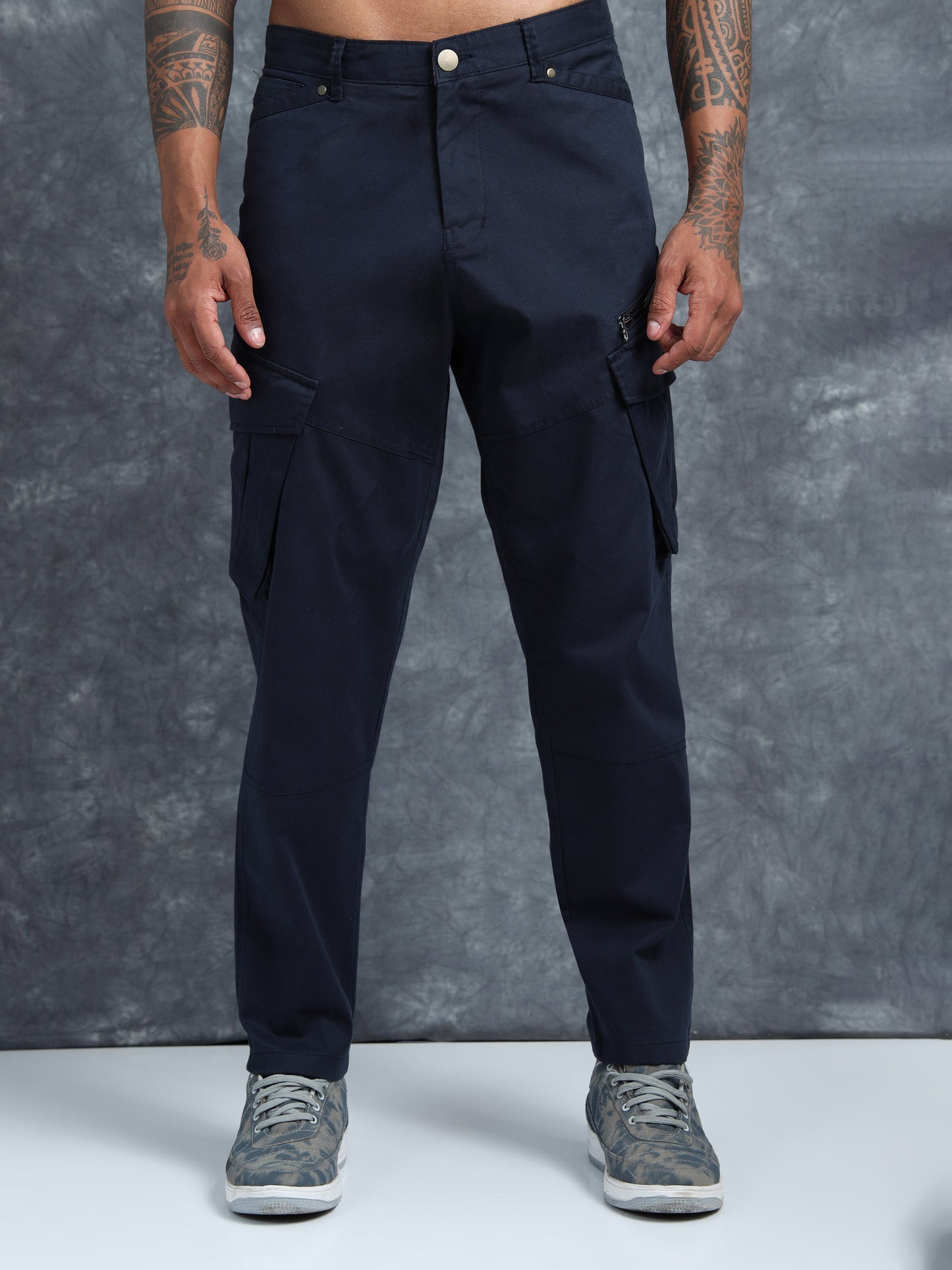 ProFit Thigh-Pocket Cargo Pant - Navy