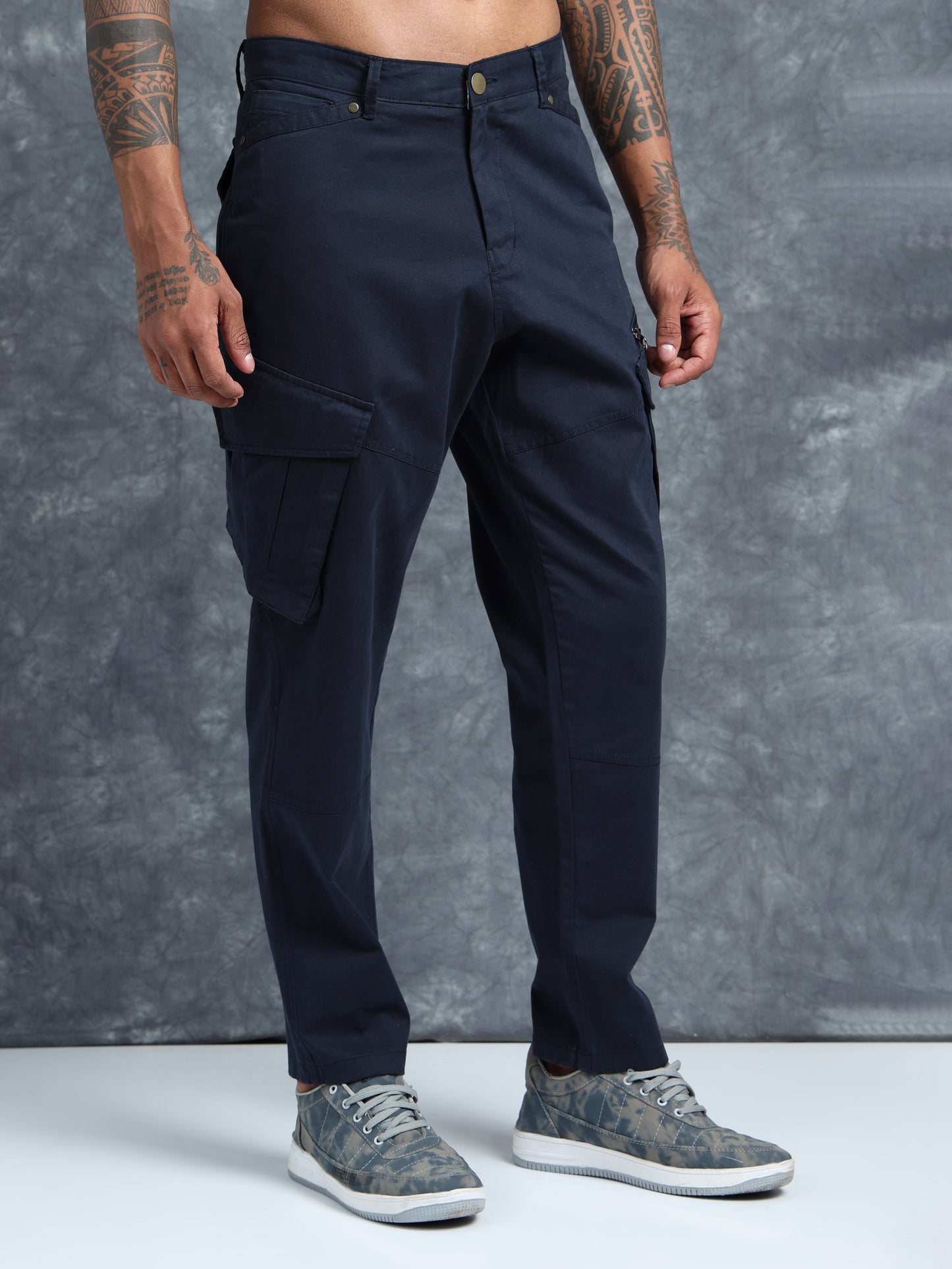 ProFit Thigh-Pocket Cargo Pant - Navy
