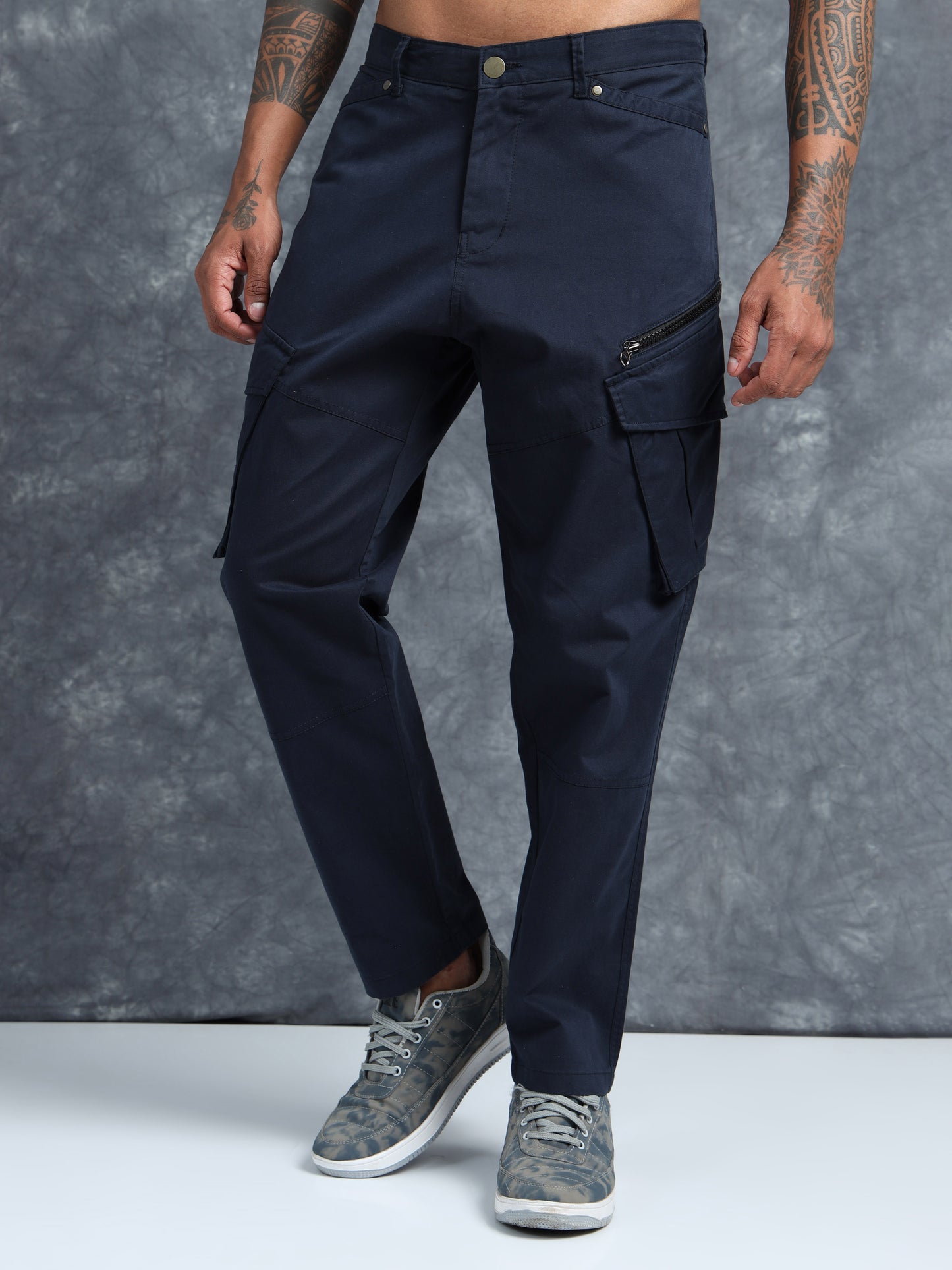 ProFit Thigh-Pocket Cargo Pant - Navy
