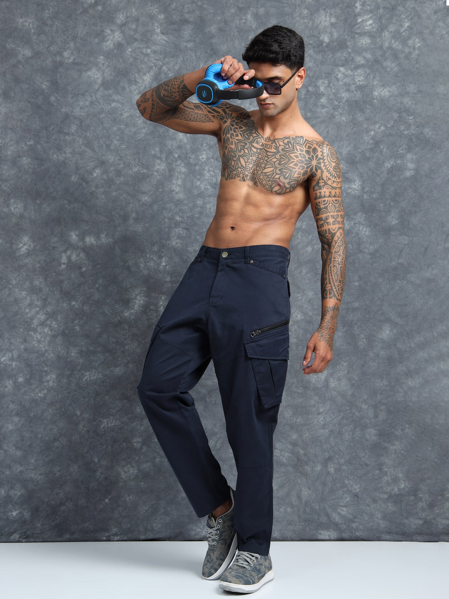 ProFit Thigh-Pocket Cargo Pant - Navy