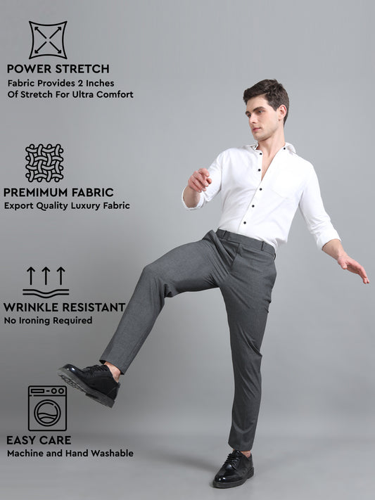 Melange Grey Power Stretch pant