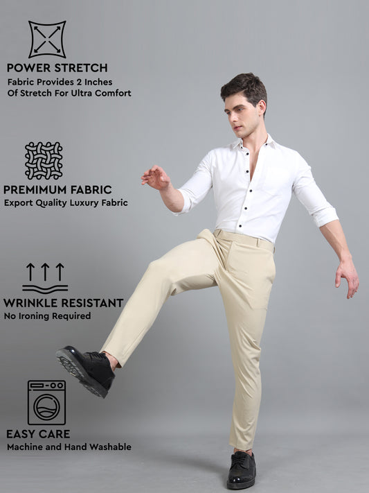 Beige Color Power Stretch pant
