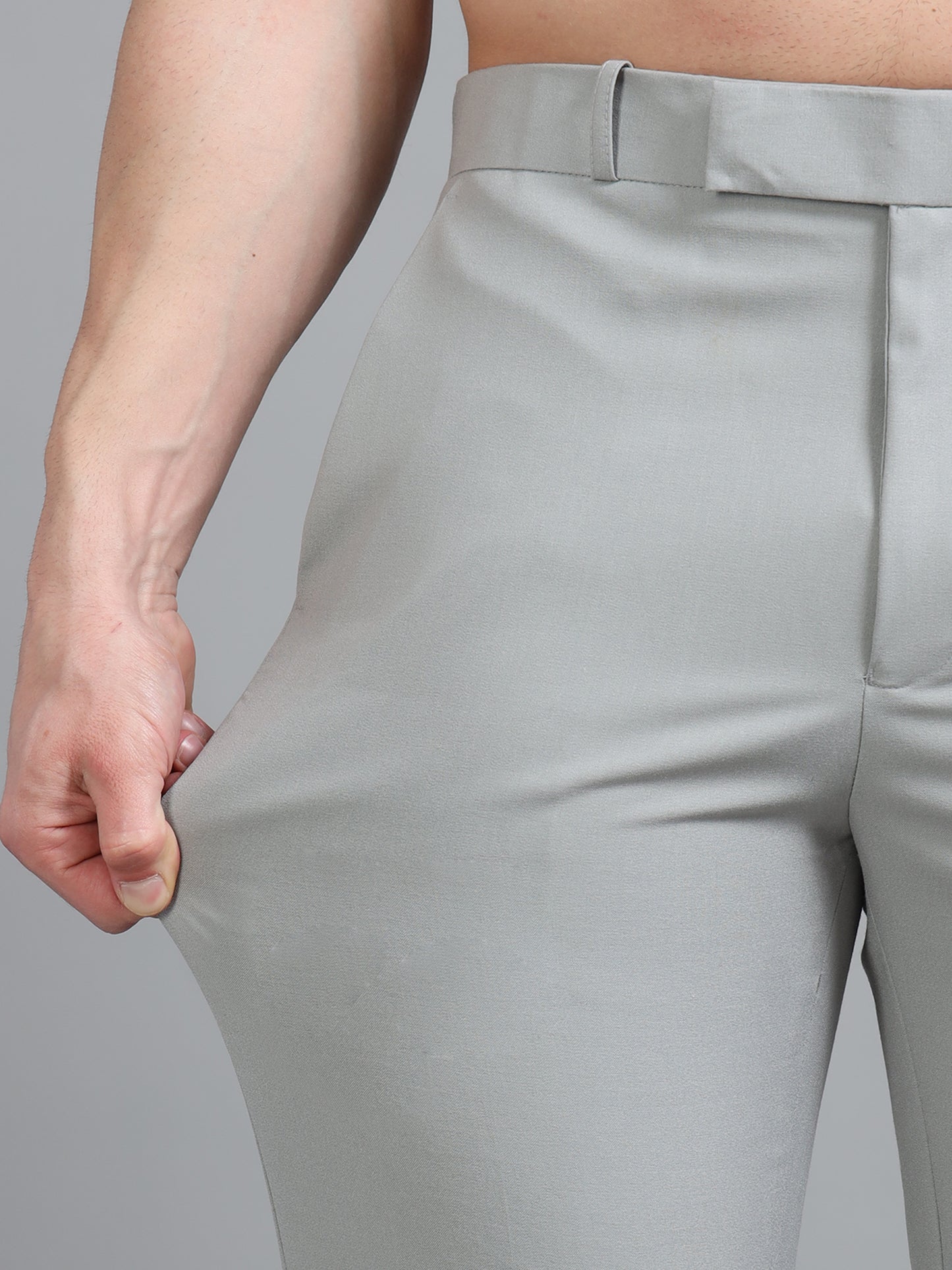Mature  Grey Power Stretch pant