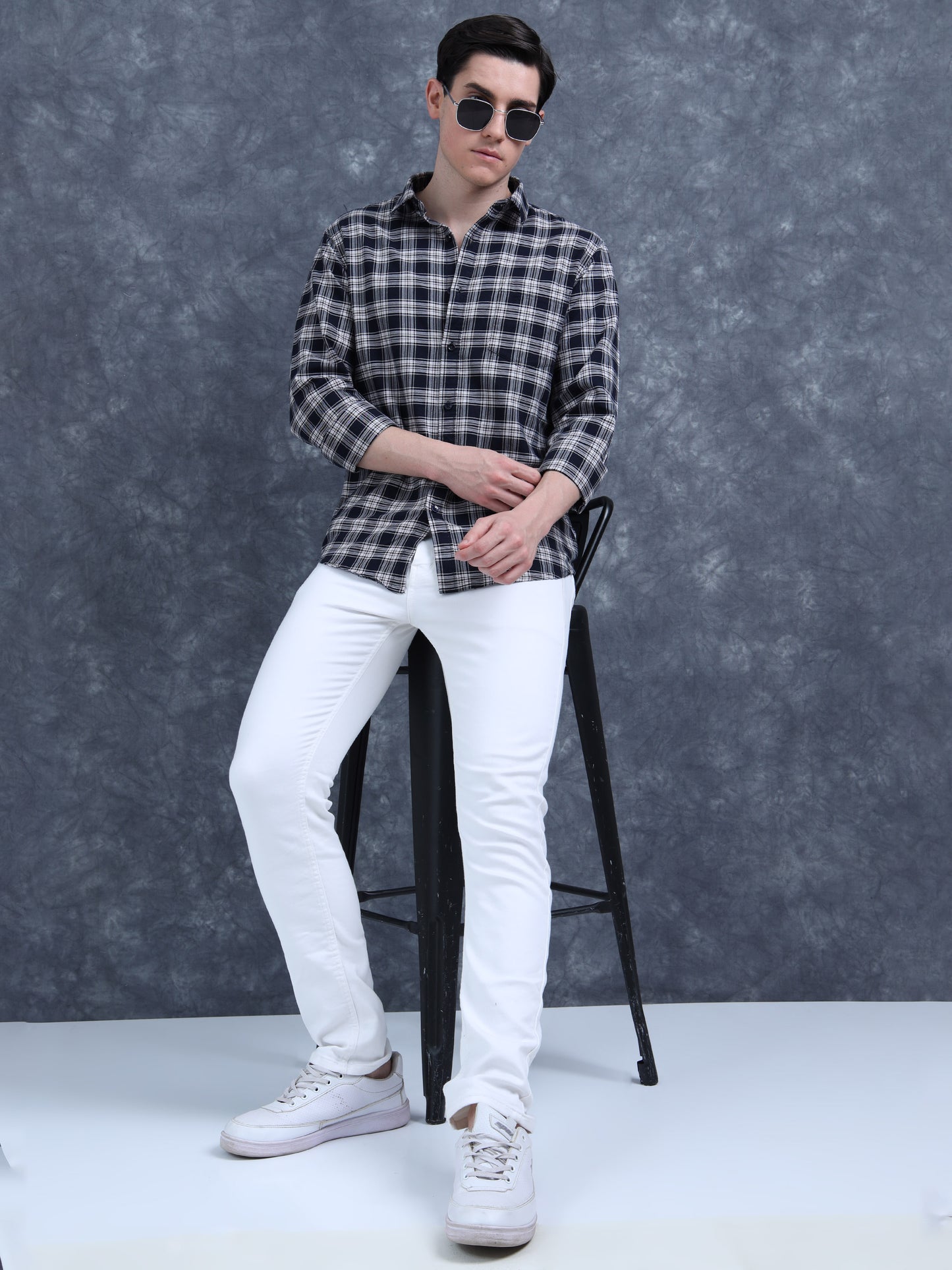 Black And White Checkered shirt
