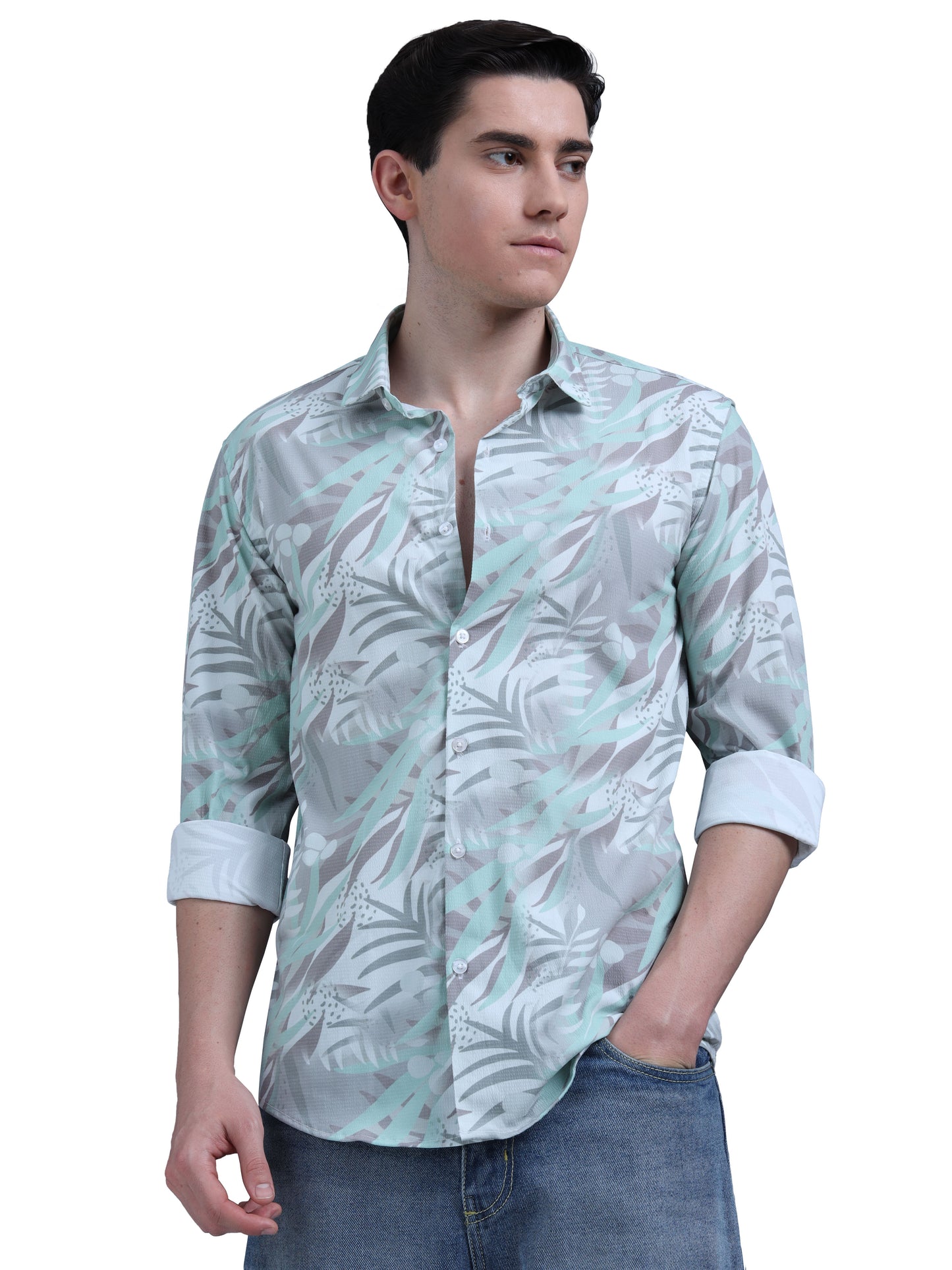 Multi Color Floral Printed Shirt