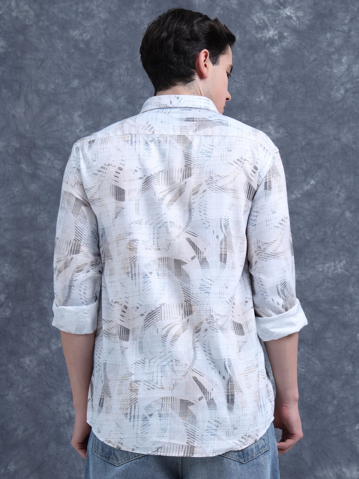 Grey Printed shirt