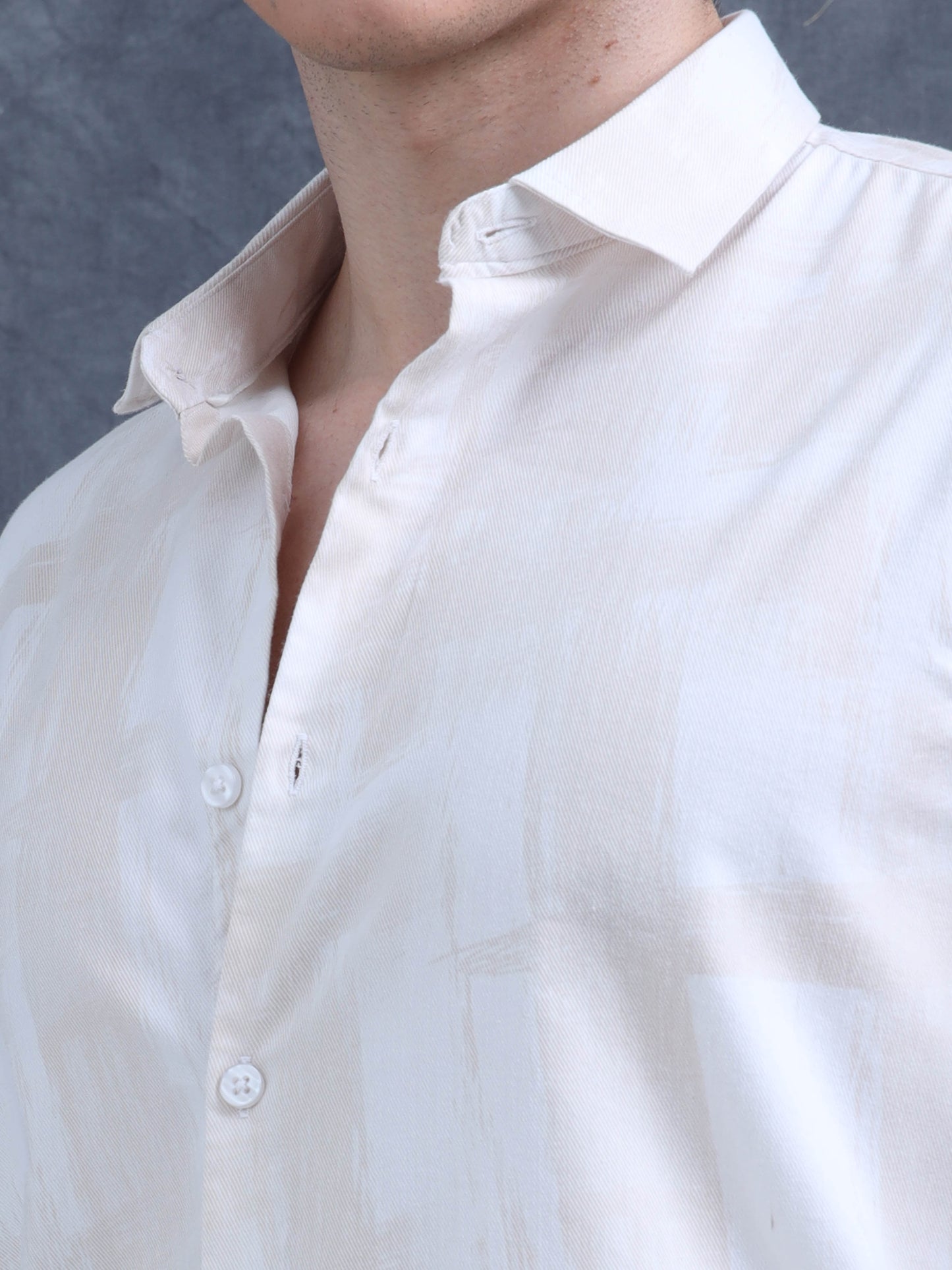 Light Beige Printed Shirt