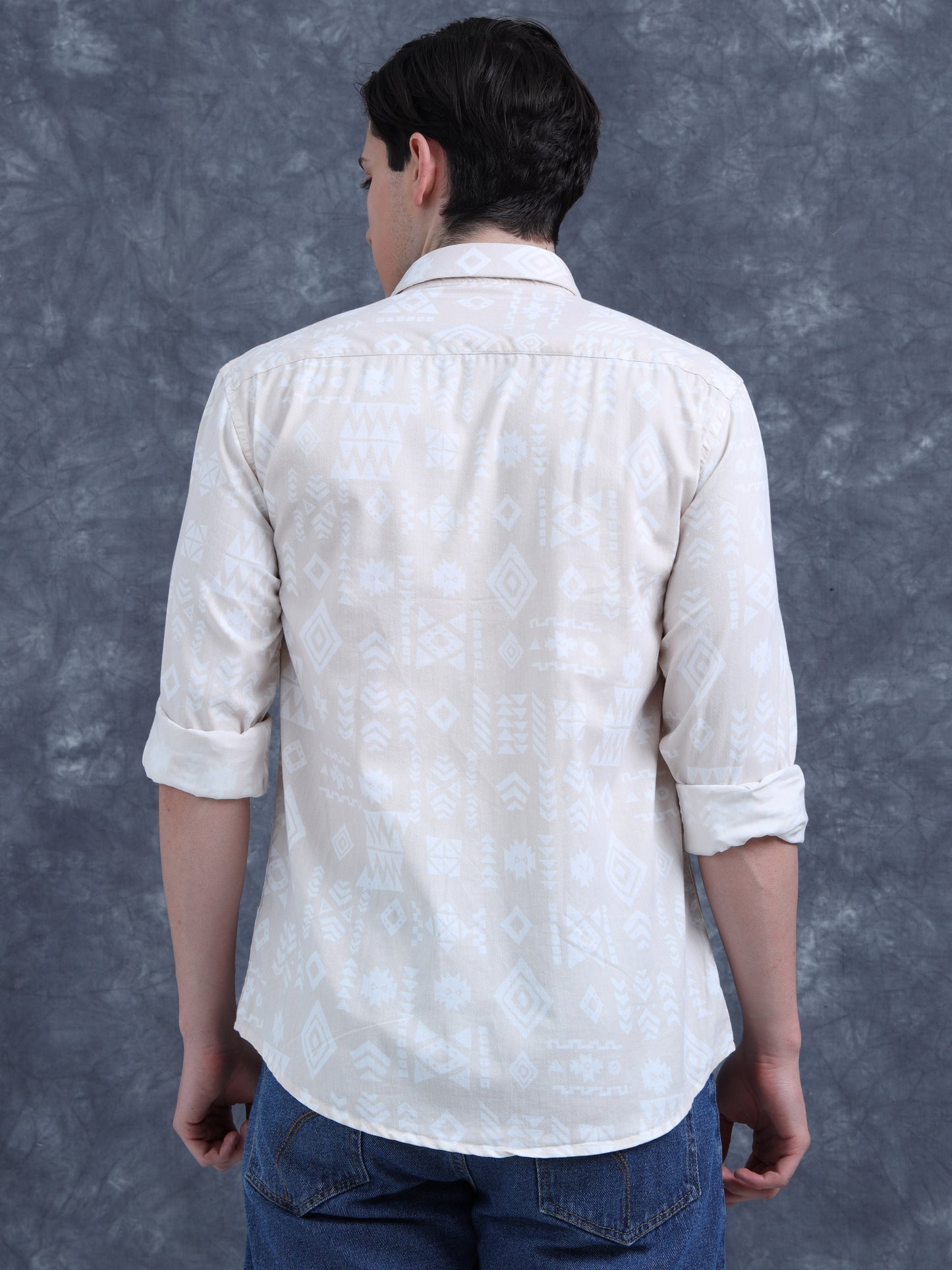 White Printed Shirt