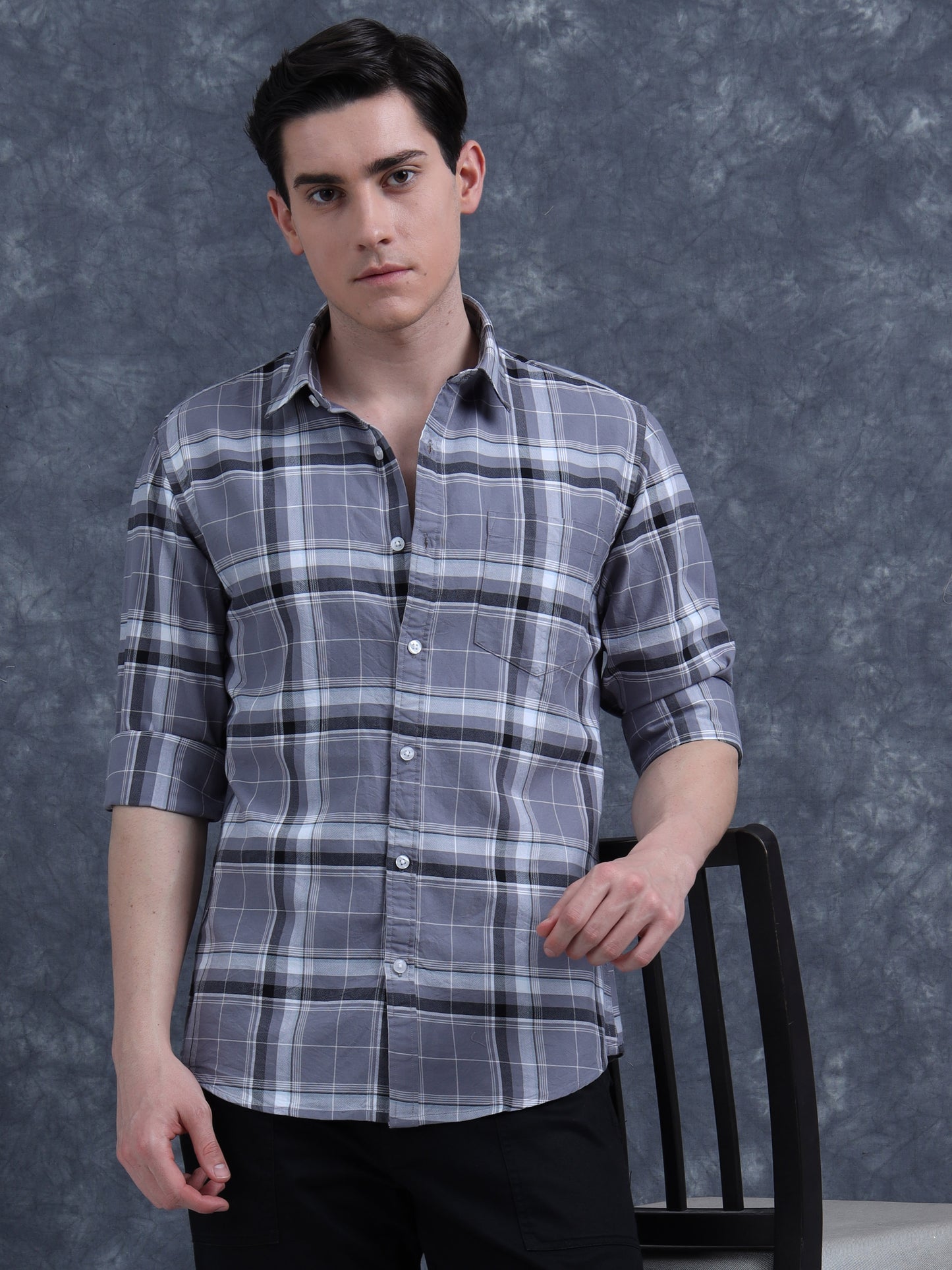 Multi Color Checks  Shirt