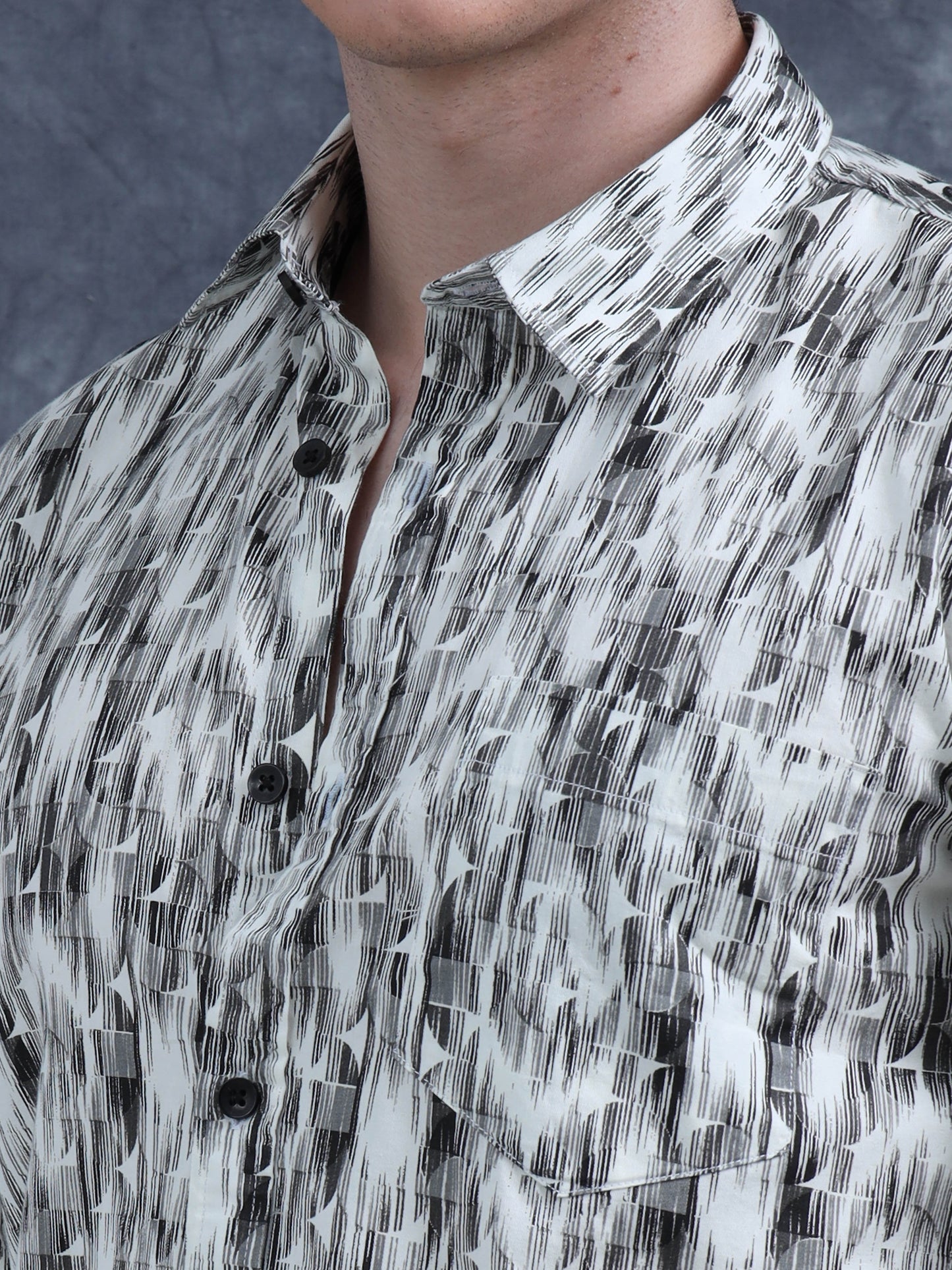 Black Digital Printed Shirt
