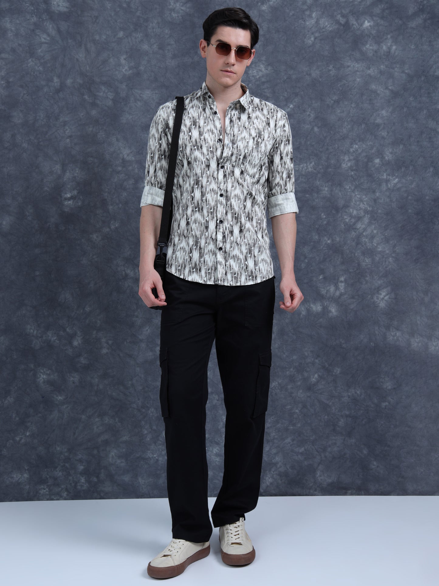 Black Digital Printed Shirt
