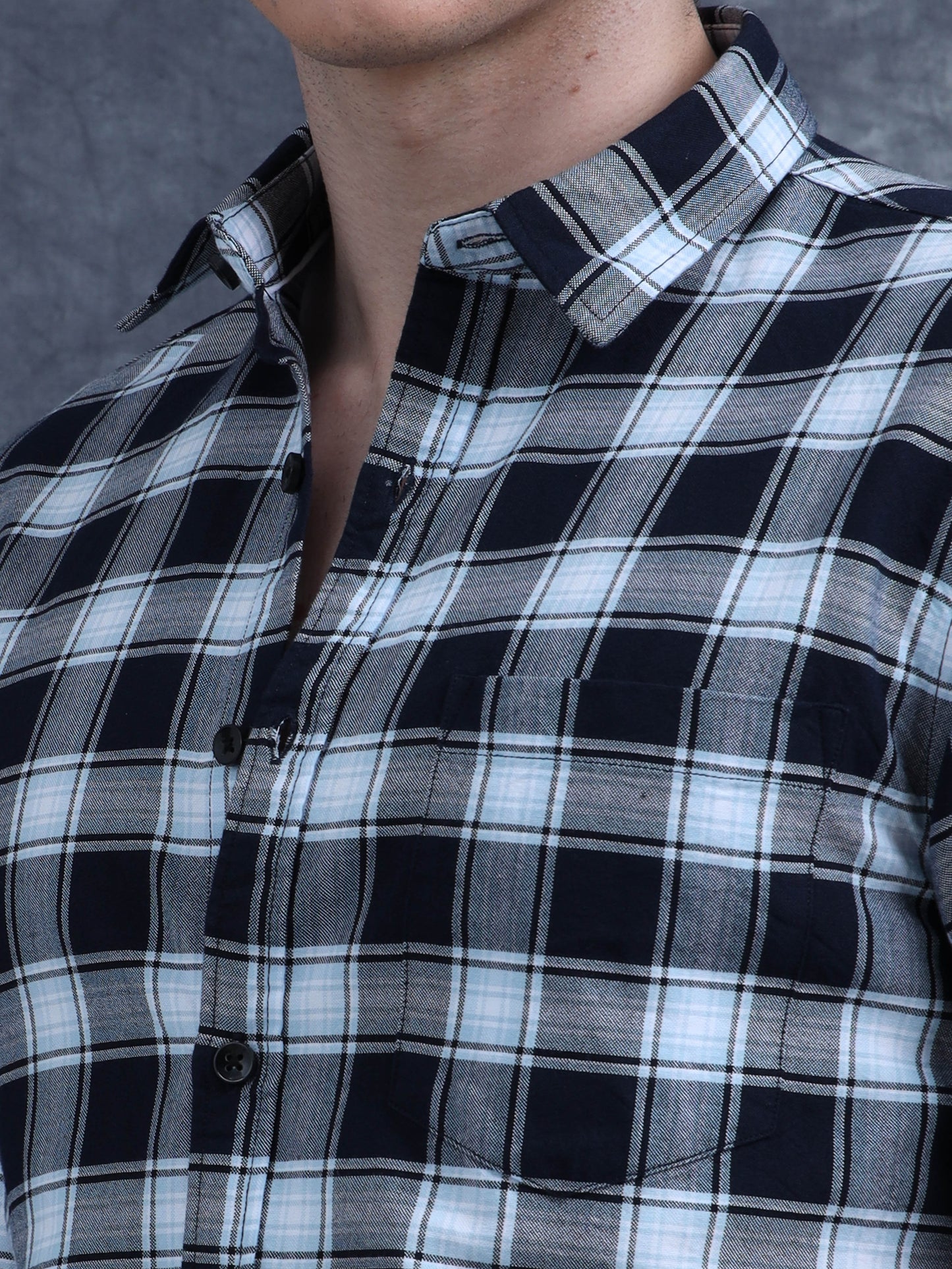 Black and White Checks Shirt