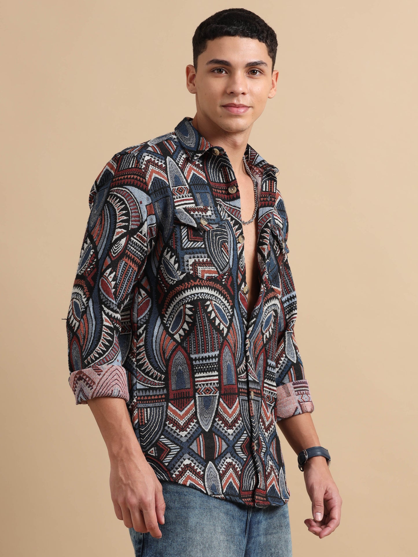 Egyptian Art Print Design Shirt