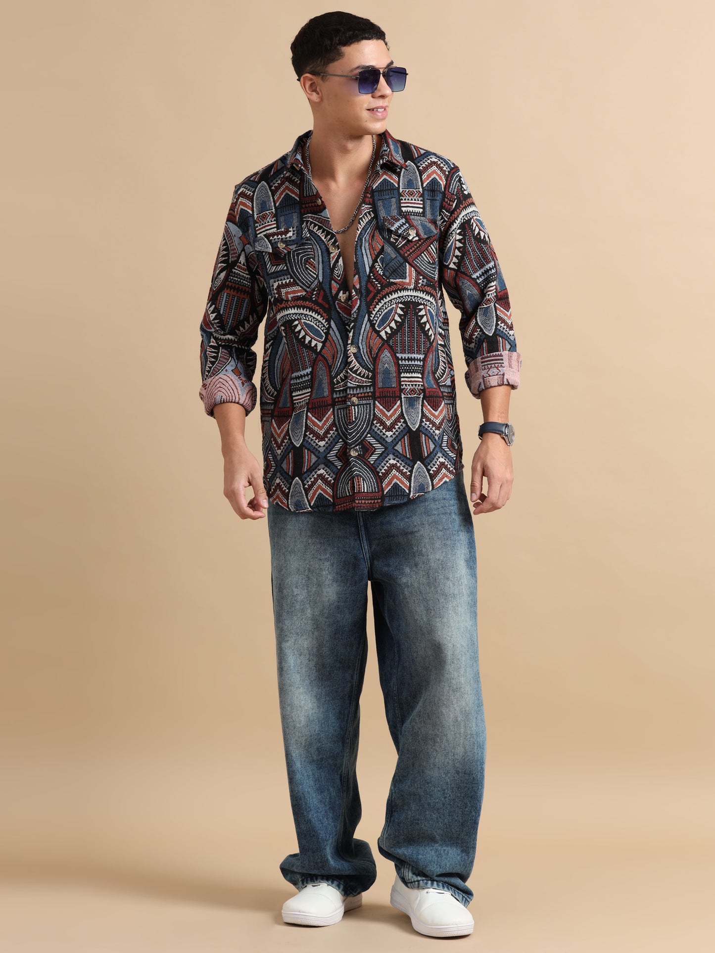 Egyptian Art Print Design Shirt