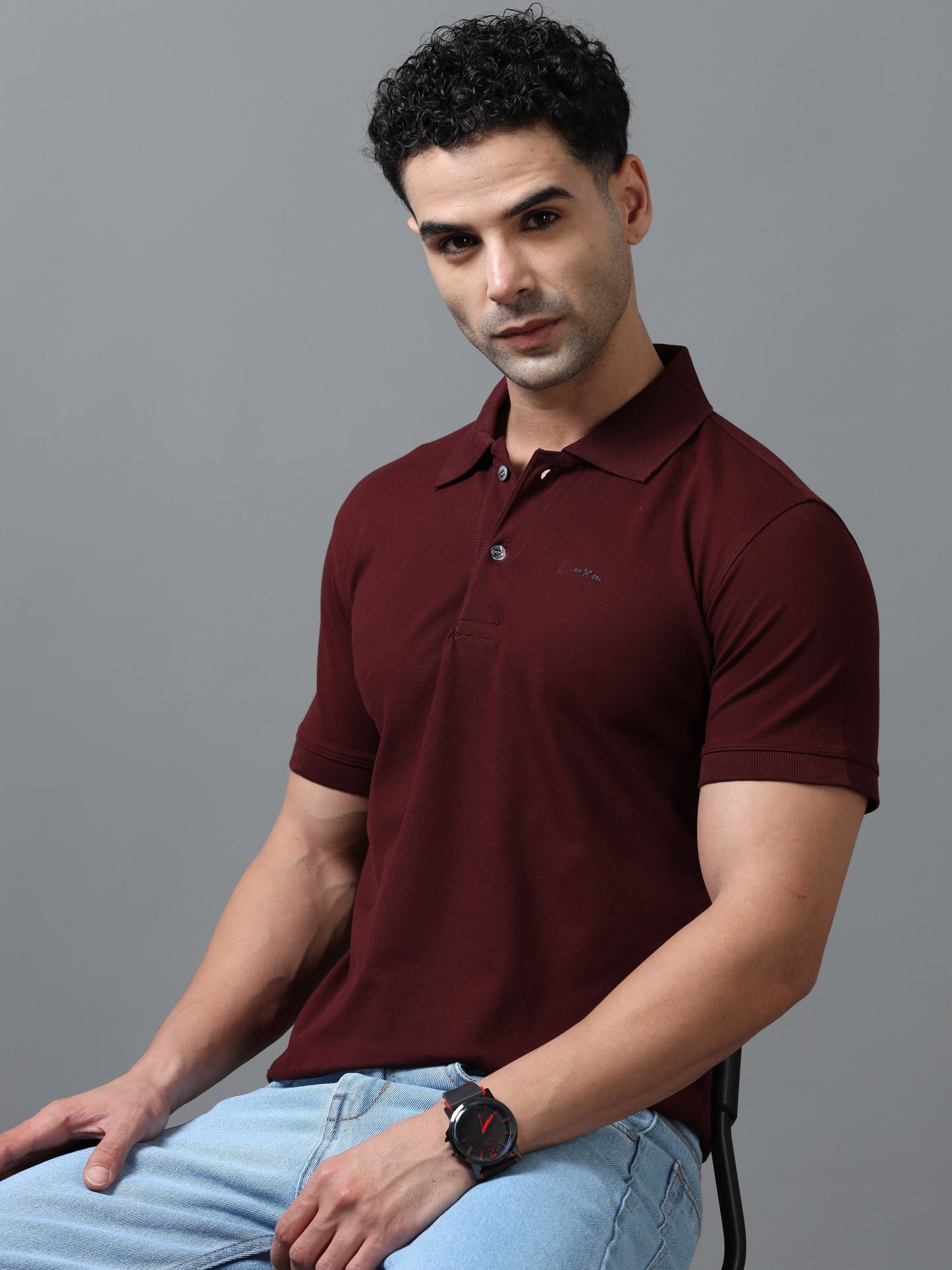 Imported Collar Polo Neck