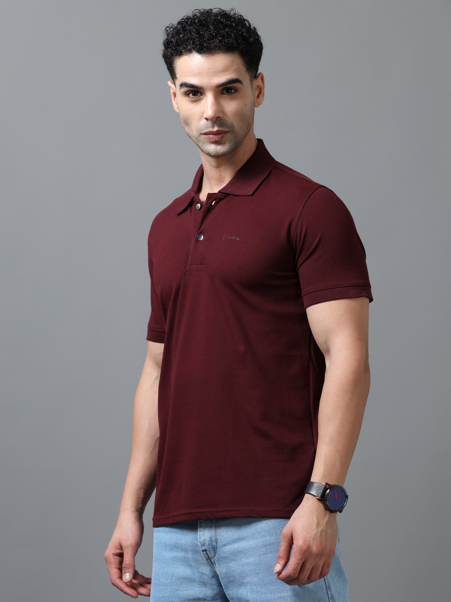 Imported Collar Polo Neck