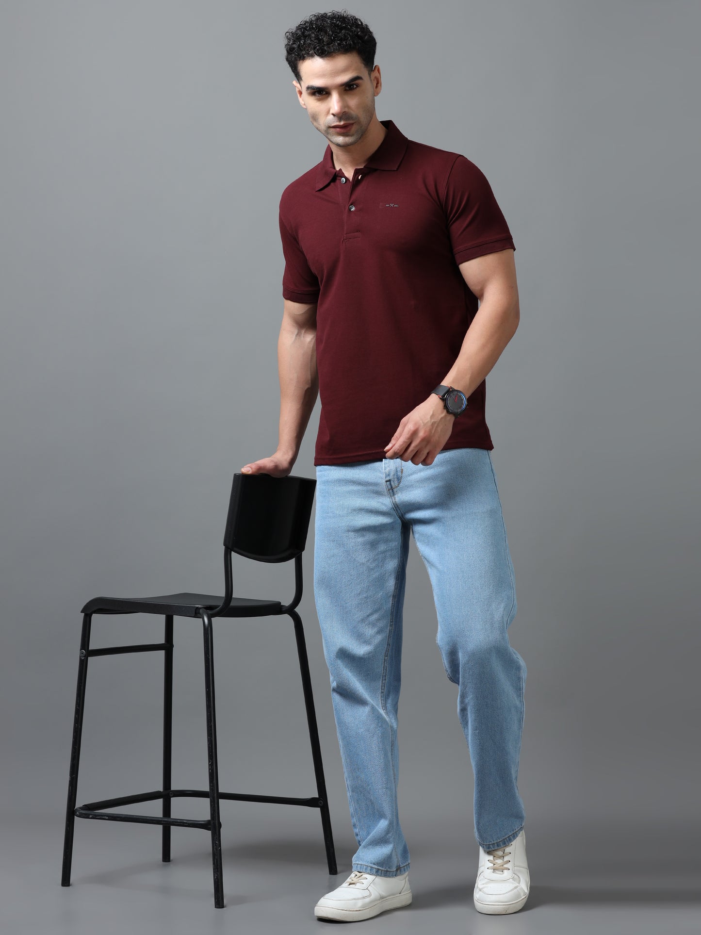 Imported Collar Polo Neck