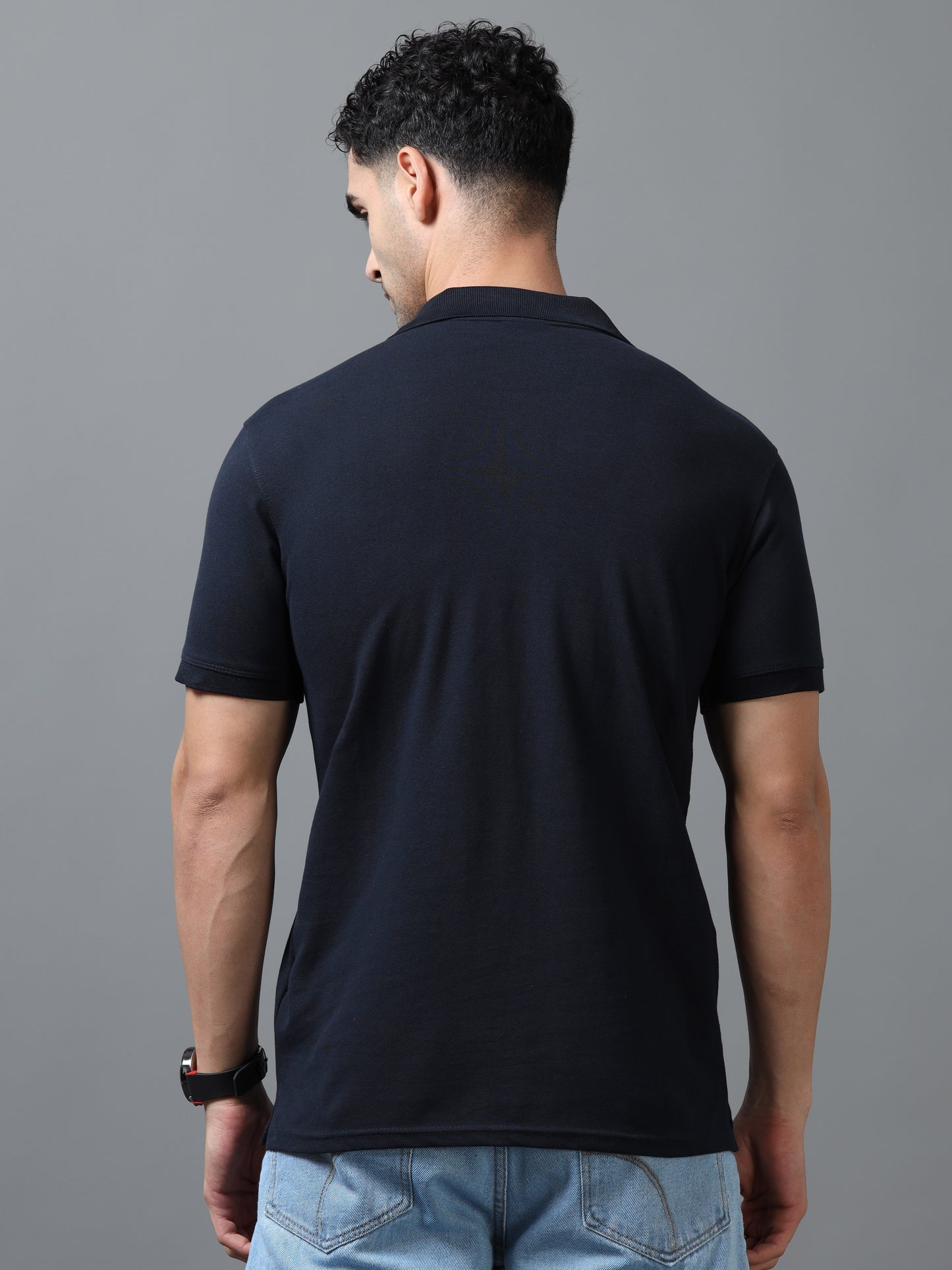 Imported Blue Collar Polo Neck