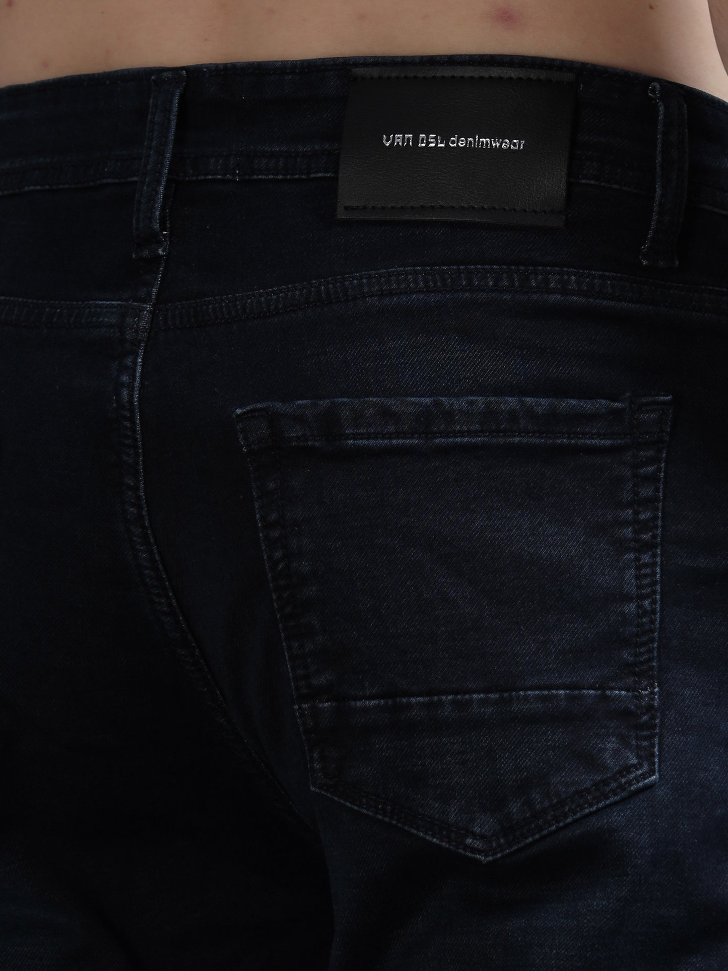 Dark Blue Relaxed Fit Denim Jeans