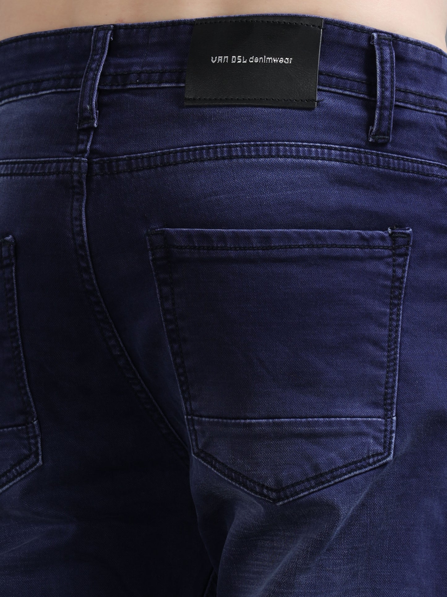 Mid Blue Relaxed Fit Denim Jeans
