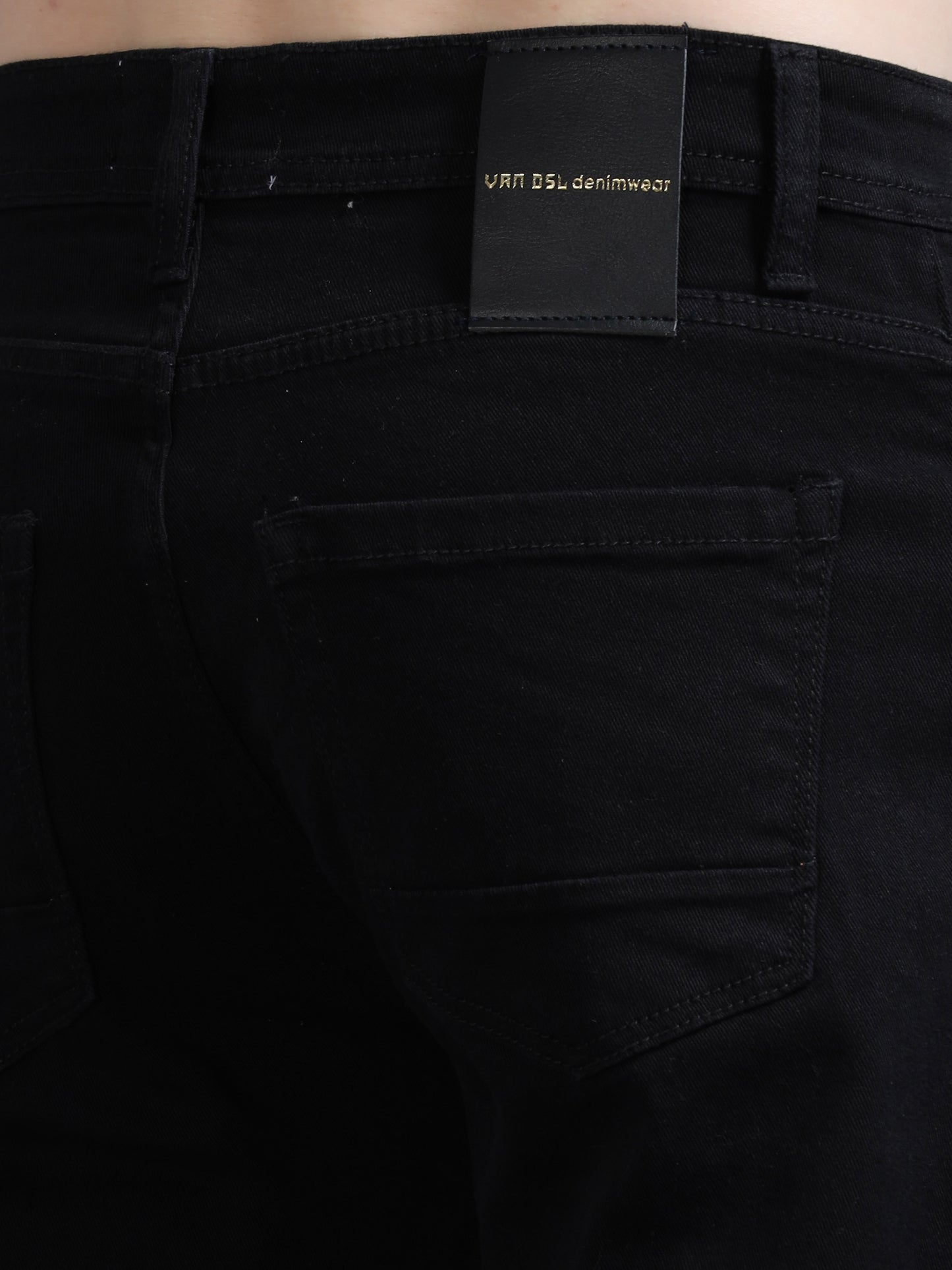 Black Relaxed Fit Denim Jeans