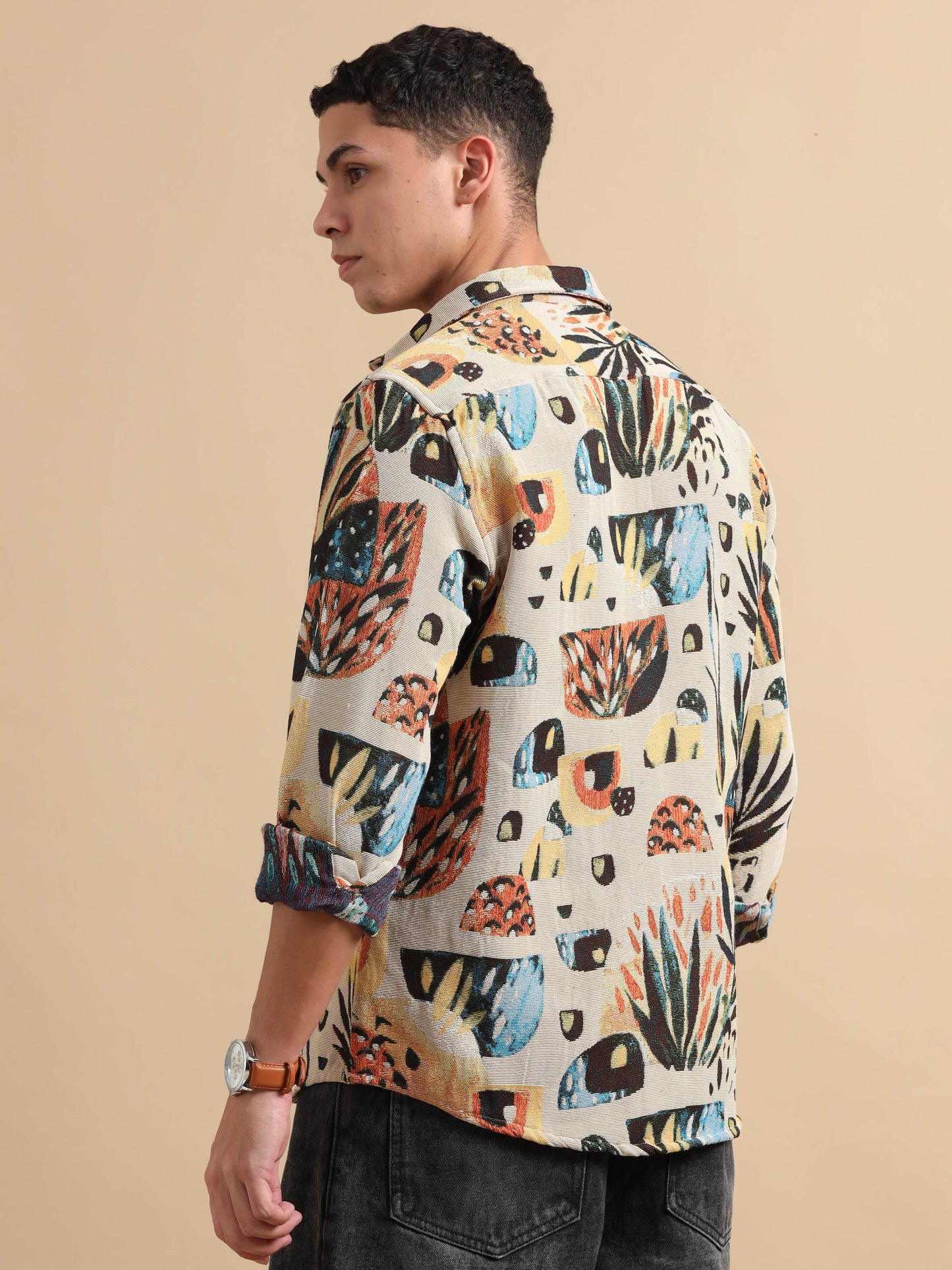 Tropical Print Design Shirt