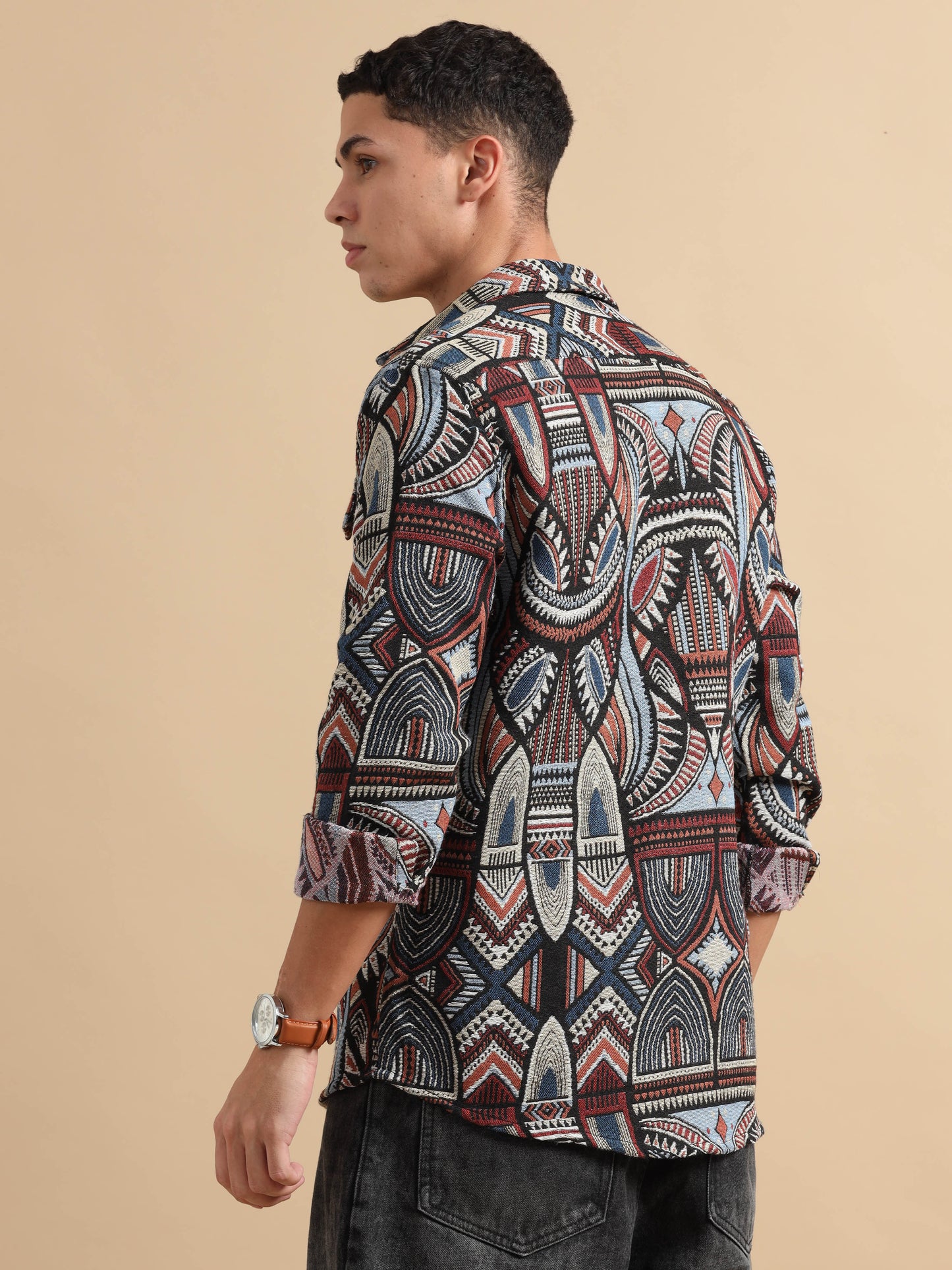 Ethnic Design Printed Shirt