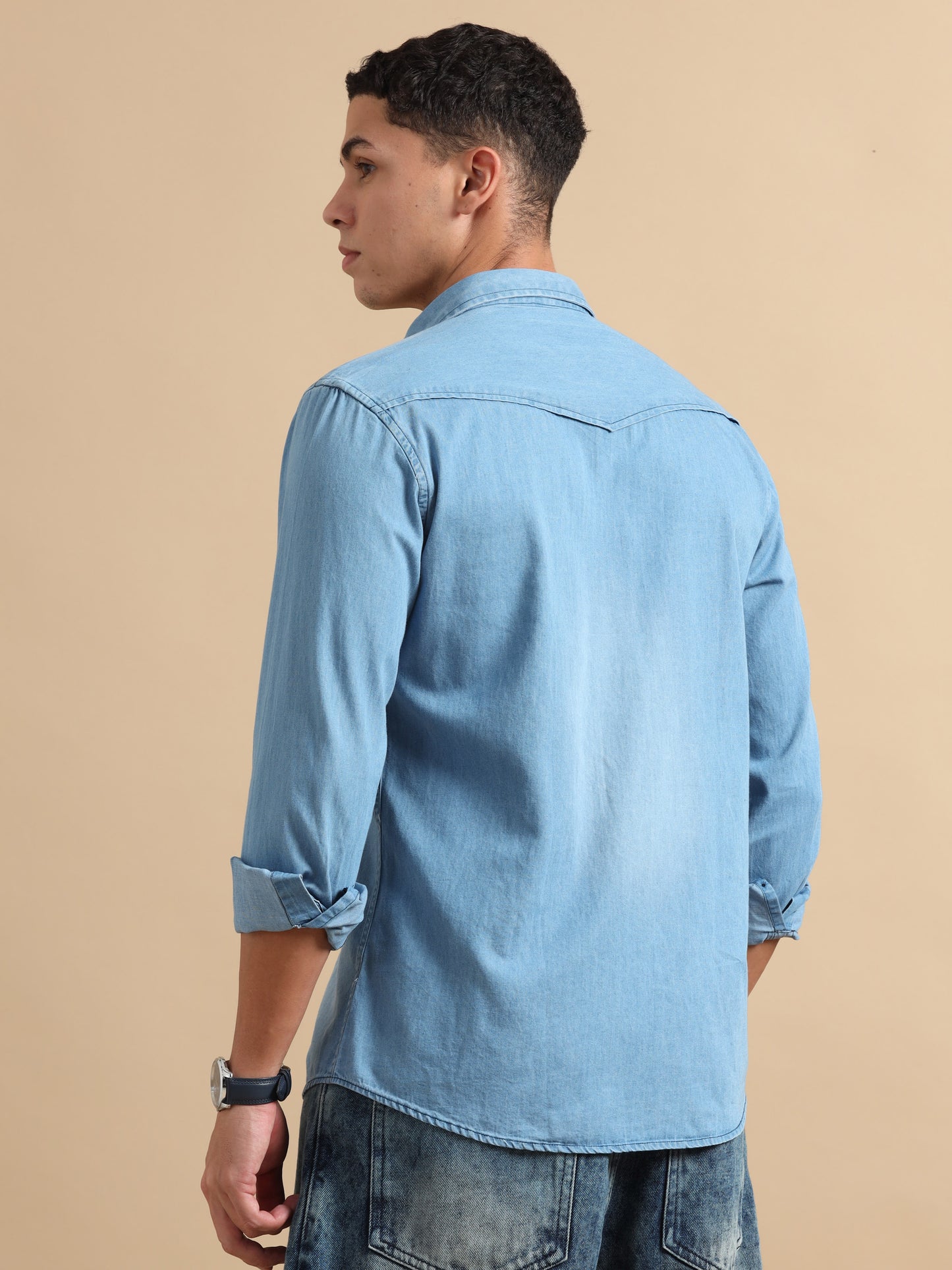 Light Blue Denim Shirt
