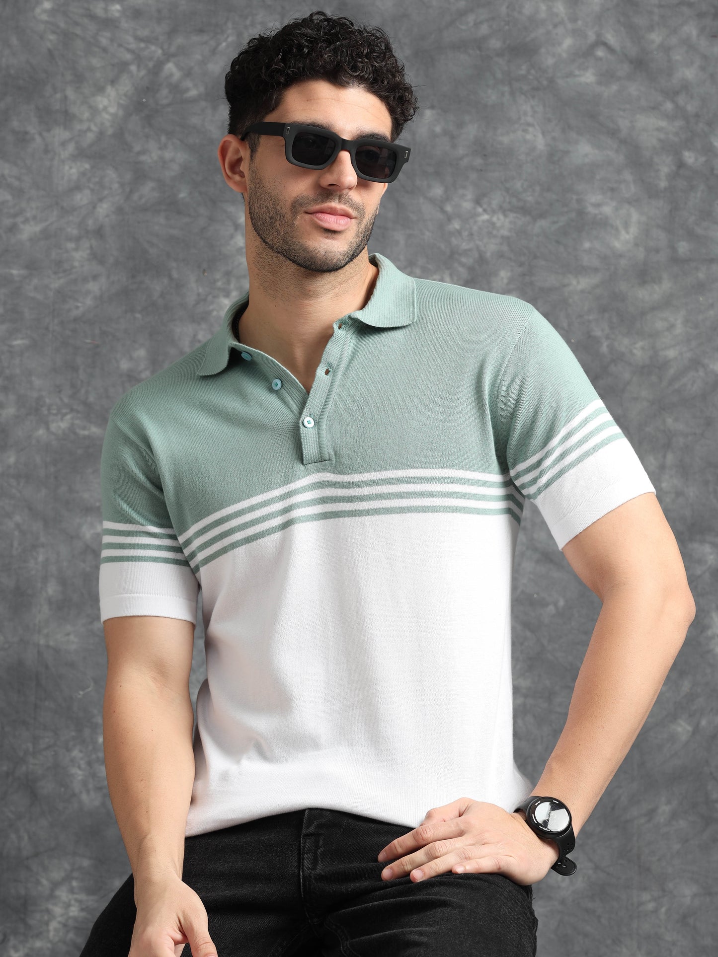 Classic Polo Tee - Pistachio