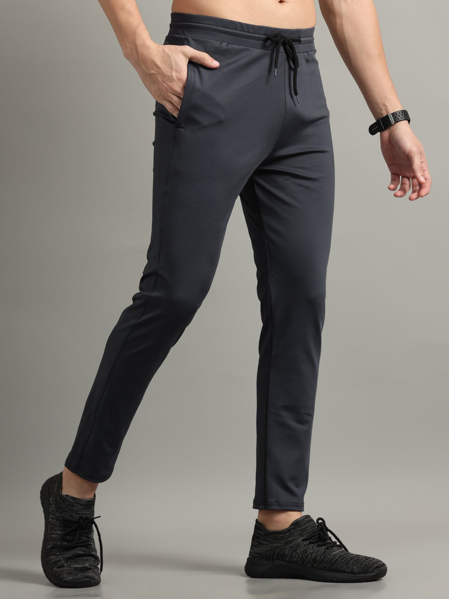 Blue 4 Way Lycra TrackPant