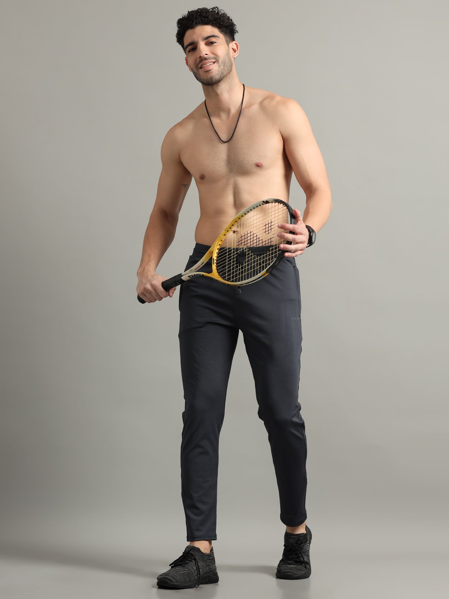 Blue 4 Way Lycra TrackPant