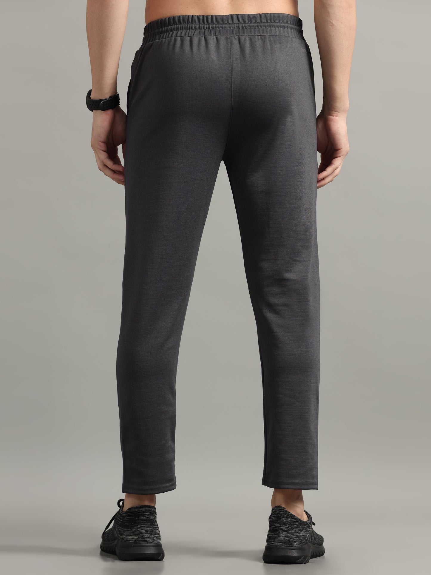 Charcoal 4 Way Lycra Track Pant