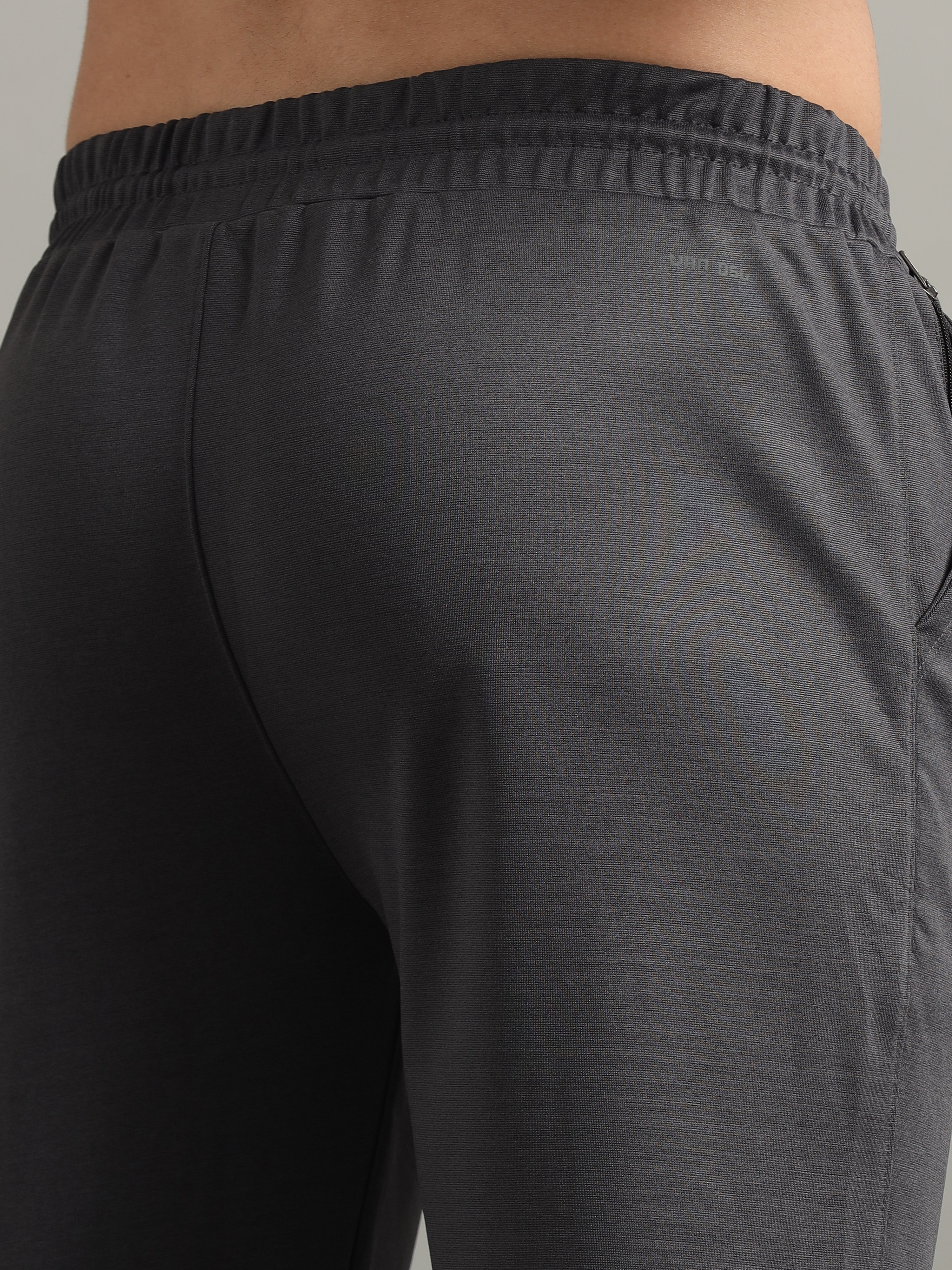 Charcoal 4 Way Lycra Track Pant
