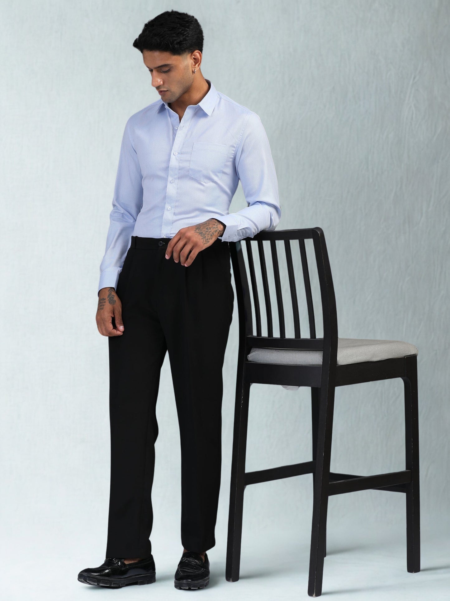 Formal Blue Giza Formal shirts
