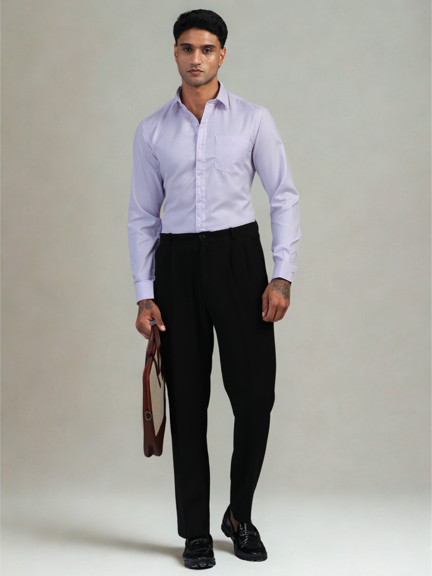 LIGHT Lavender Giza Formal shirts