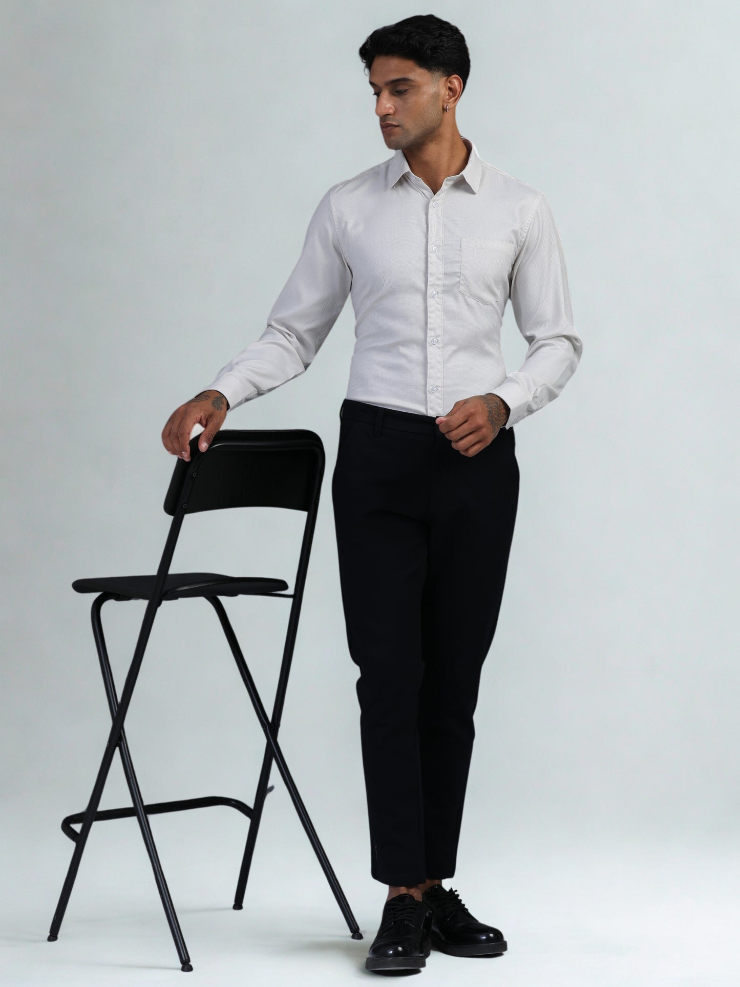 SeaShell White  Giza Formal shirts