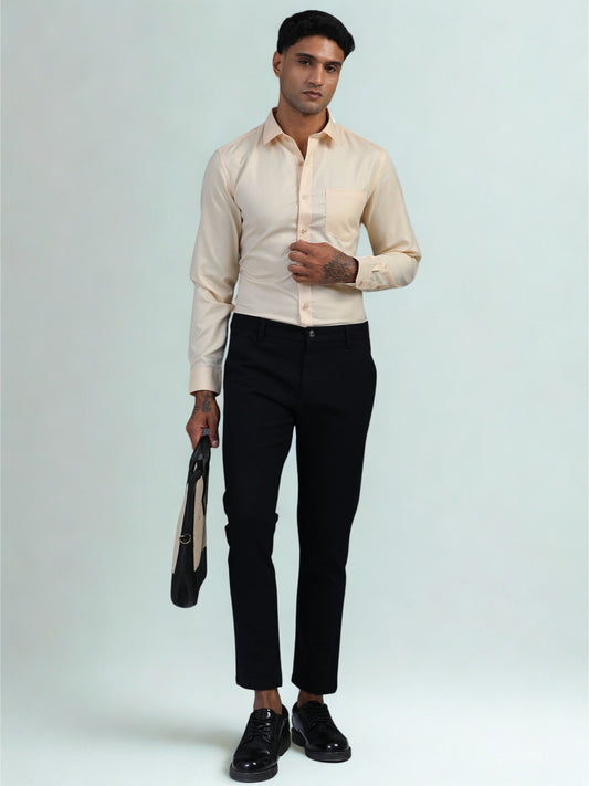 LIGHT SAFRON Giza Formal shirts