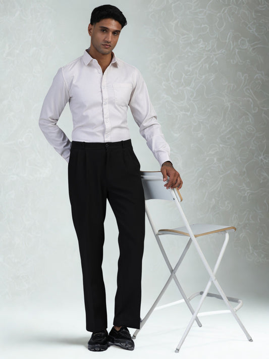 Pearl White Giza Formal shirt