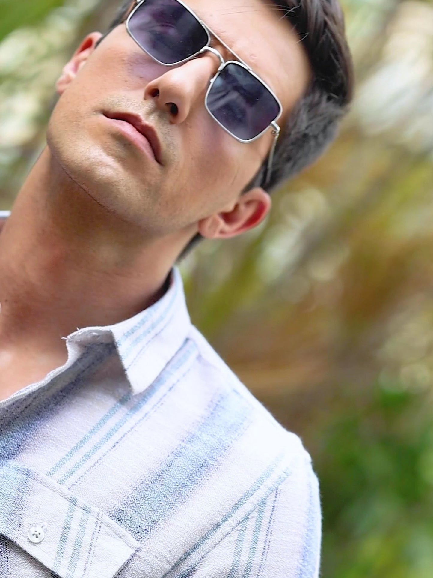 White Striped Cotton shirt