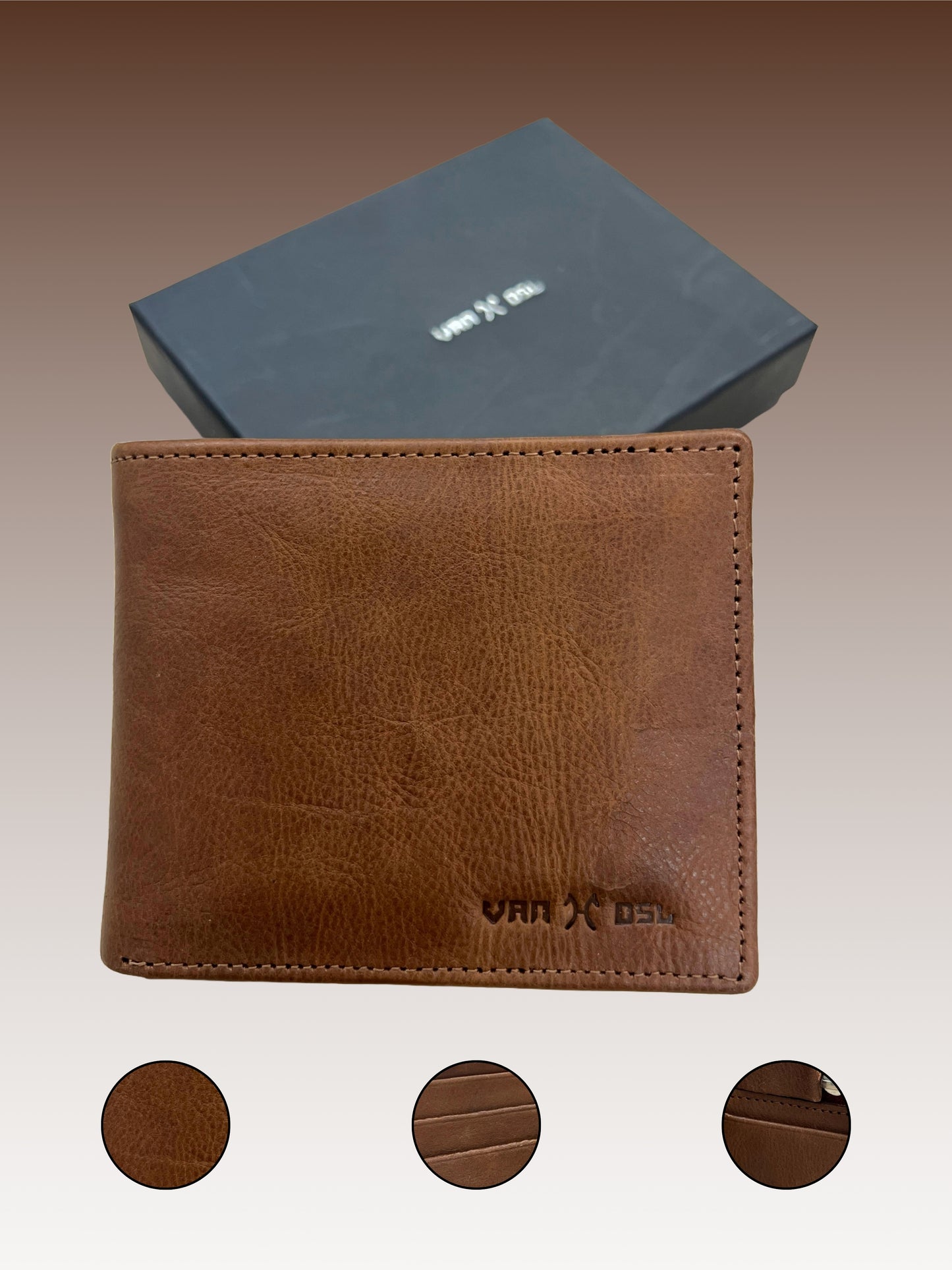 Lightbrown Classic Wallet