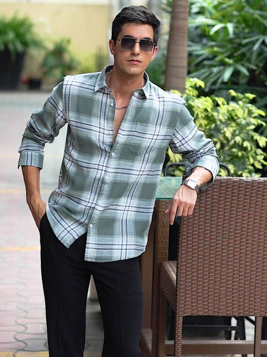 Green Checkered shirt