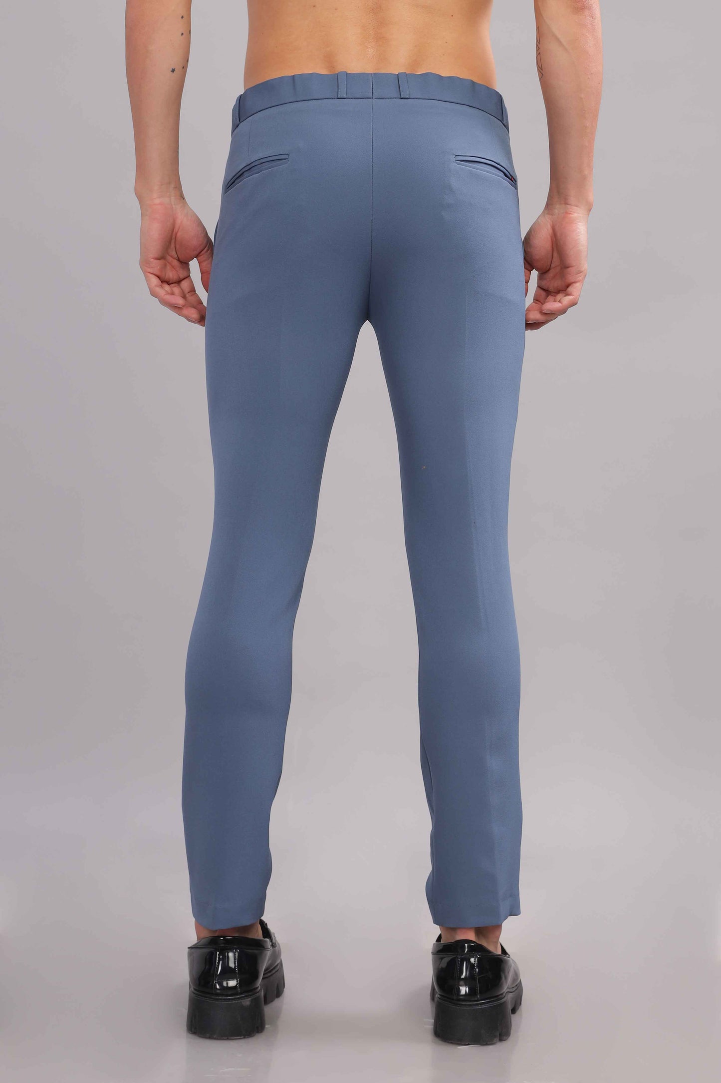 Crystal Blue Flexi Waist Trouser